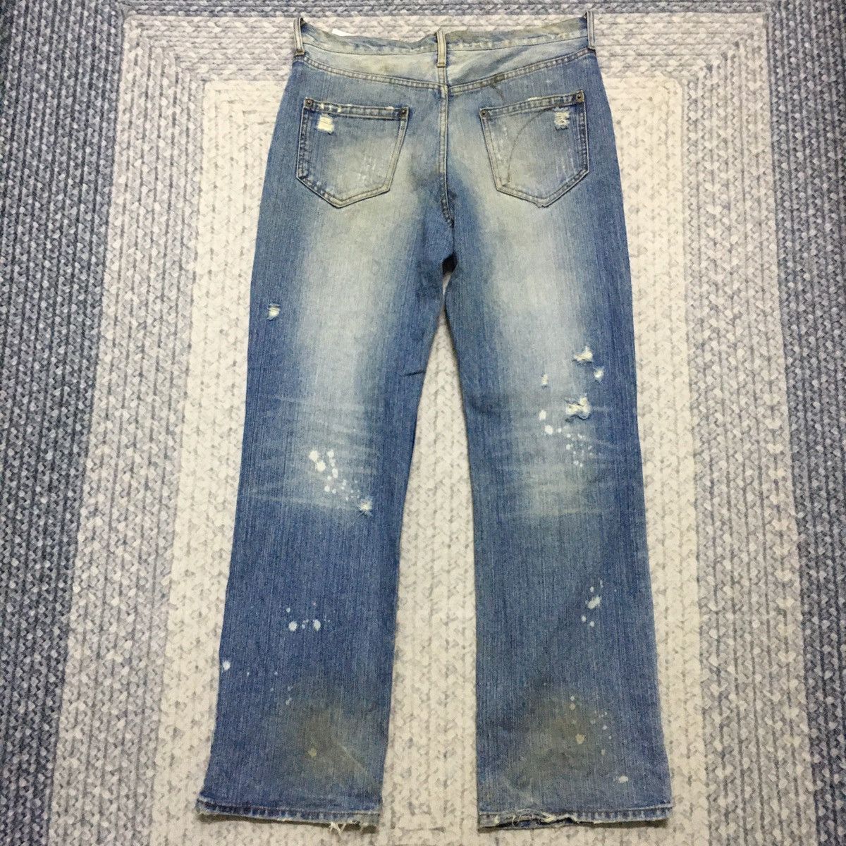 Japanese Brand Dirty & Distress Japanese Brand Punk Rock Denim Size US 31 - 8 Thumbnail