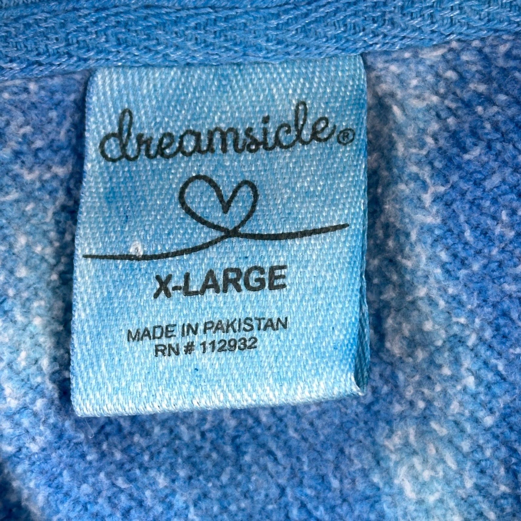 Vintage Dreamsicle Hoodie Mens XL Blue Spiral Tie Dye Pullover Sweatshirt Shirt Mens XL Blue Tie Dye Hoodie Pullover Sweatshirt 90s Retro Sportswear Size US XL / EU 56 / 4 - 4 Thumbnail