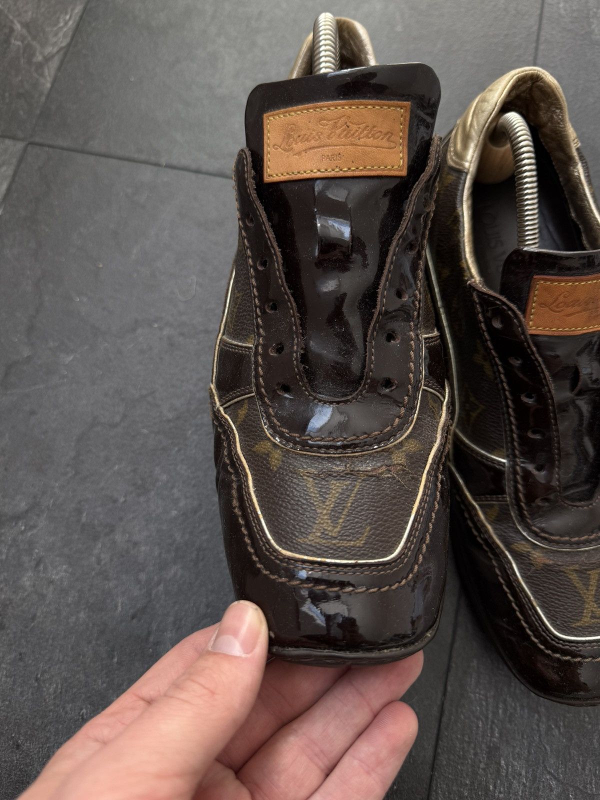 Louis Vuitton × Vintage Vintage monogram Louis Vuitton sneakers Size US 6.5 / EU 39-40 - 6 Thumbnail