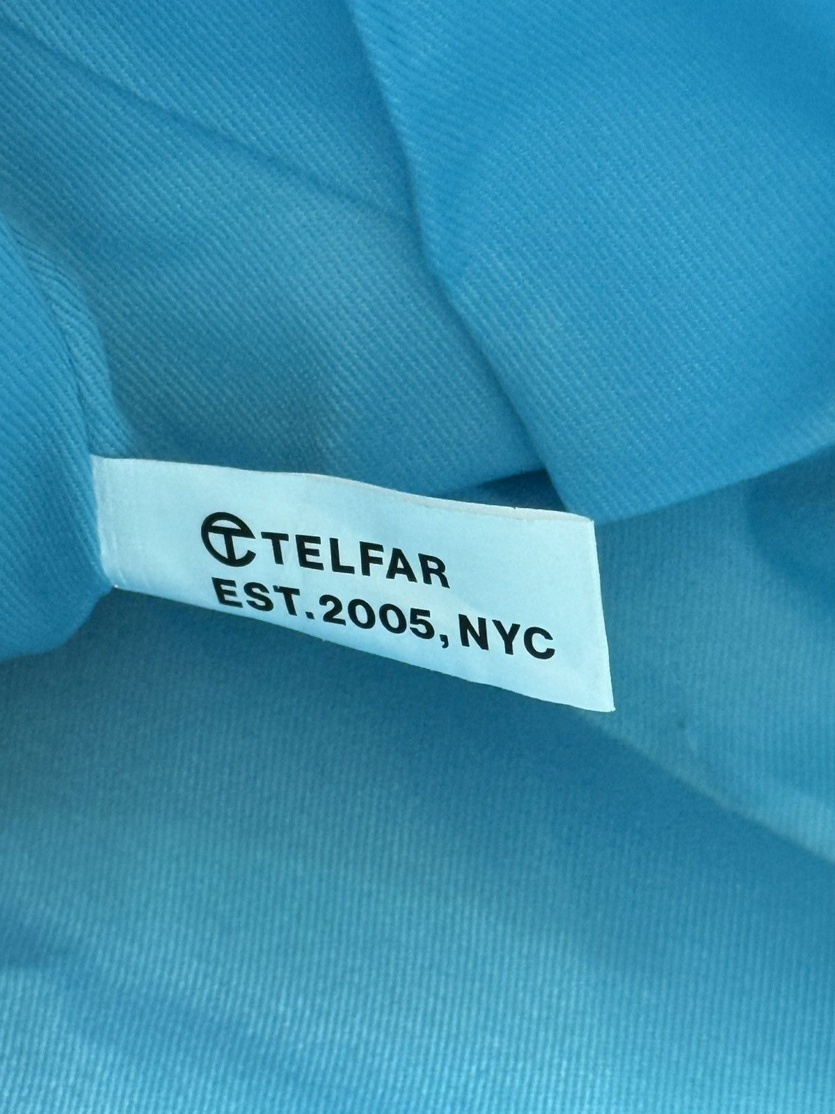 Telfar Medium Blue Shopping Bag Size ONE SIZE - 4 Thumbnail
