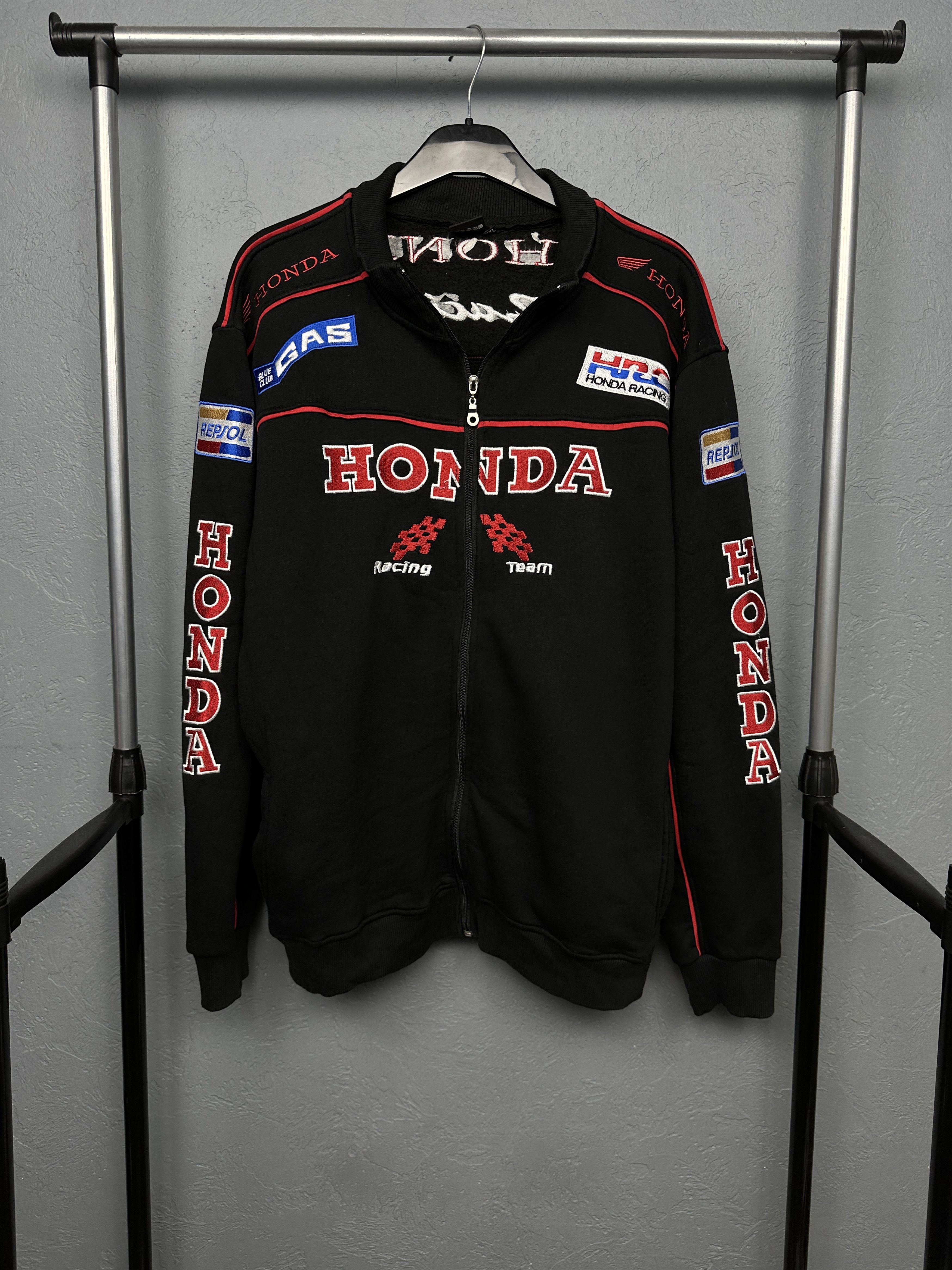 Honda Honda Racing Team Vintage Mens Zip Sweatshirt Hoodie Size US XXL / EU 58 / 5 - 1 Thumbnail