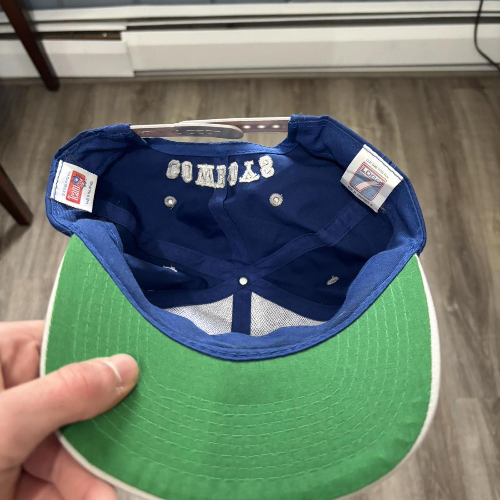 Logo 7 Vintage 90’s Dallas Cowboys Logo 7 Baseball Cap NFL Team Size ONE SIZE - 3 Thumbnail