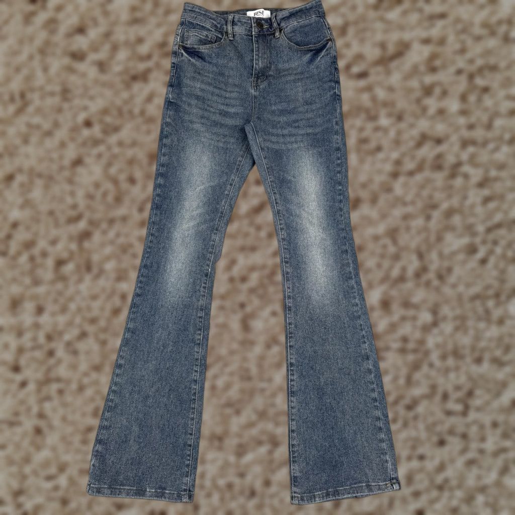Vintage Rise Supply Co Jeans Juniors 1 Blue High Rise Bootcut Stretch Denim Cotton 30x29 Regular Inseam 31 Vintage No 5-Pocket Womens Bohemian Size 25" / US 0 / IT 36 - 1 Thumbnail