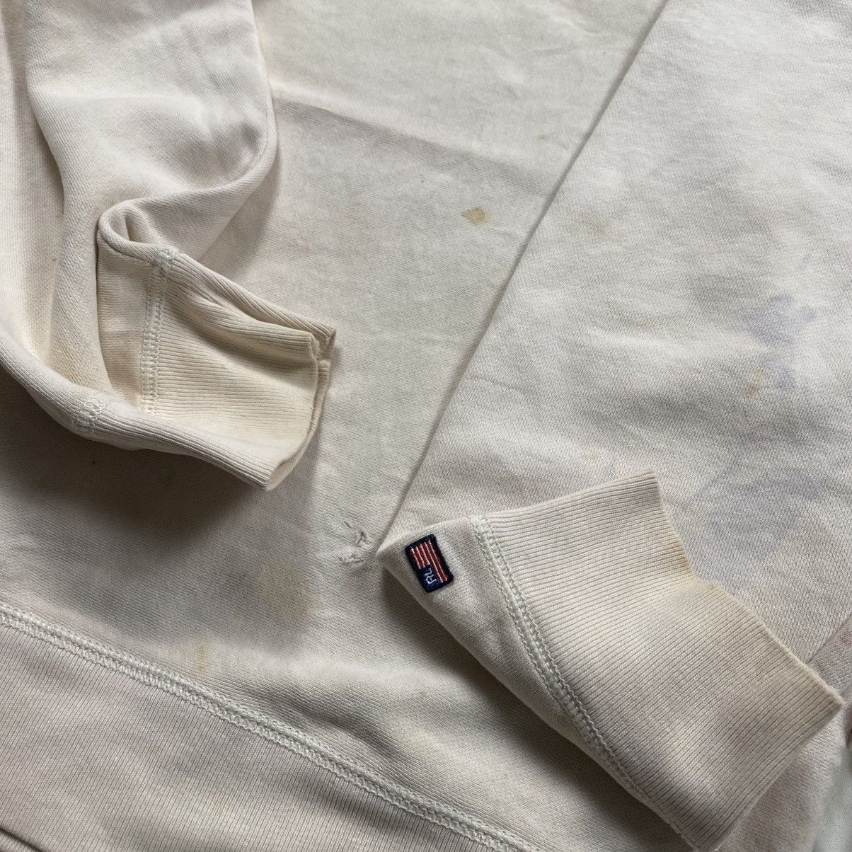 Polo Ralph Lauren Vintage y2k Polo Jeans Co Distressed Crewneck Size US L / EU 52-54 / 3 - 12 Thumbnail