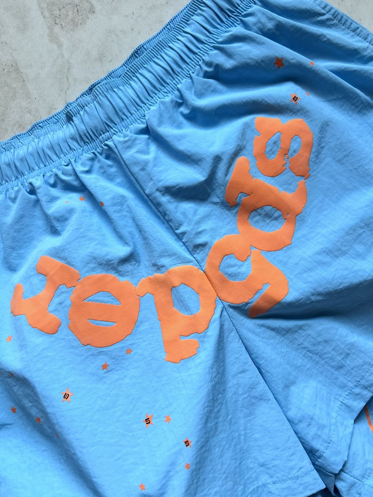 Sp5der Sp5der OG Web Double Layer Short Light Blue Size Medium Size US 32 / EU 48 - 7 Thumbnail