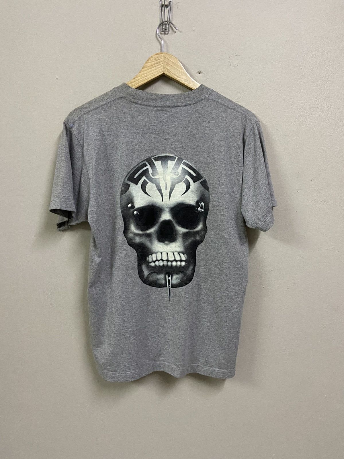 Affliction Rare Tattoo made in hell t shirt grey Size US M / EU 48-50 / 2 - 7 Thumbnail