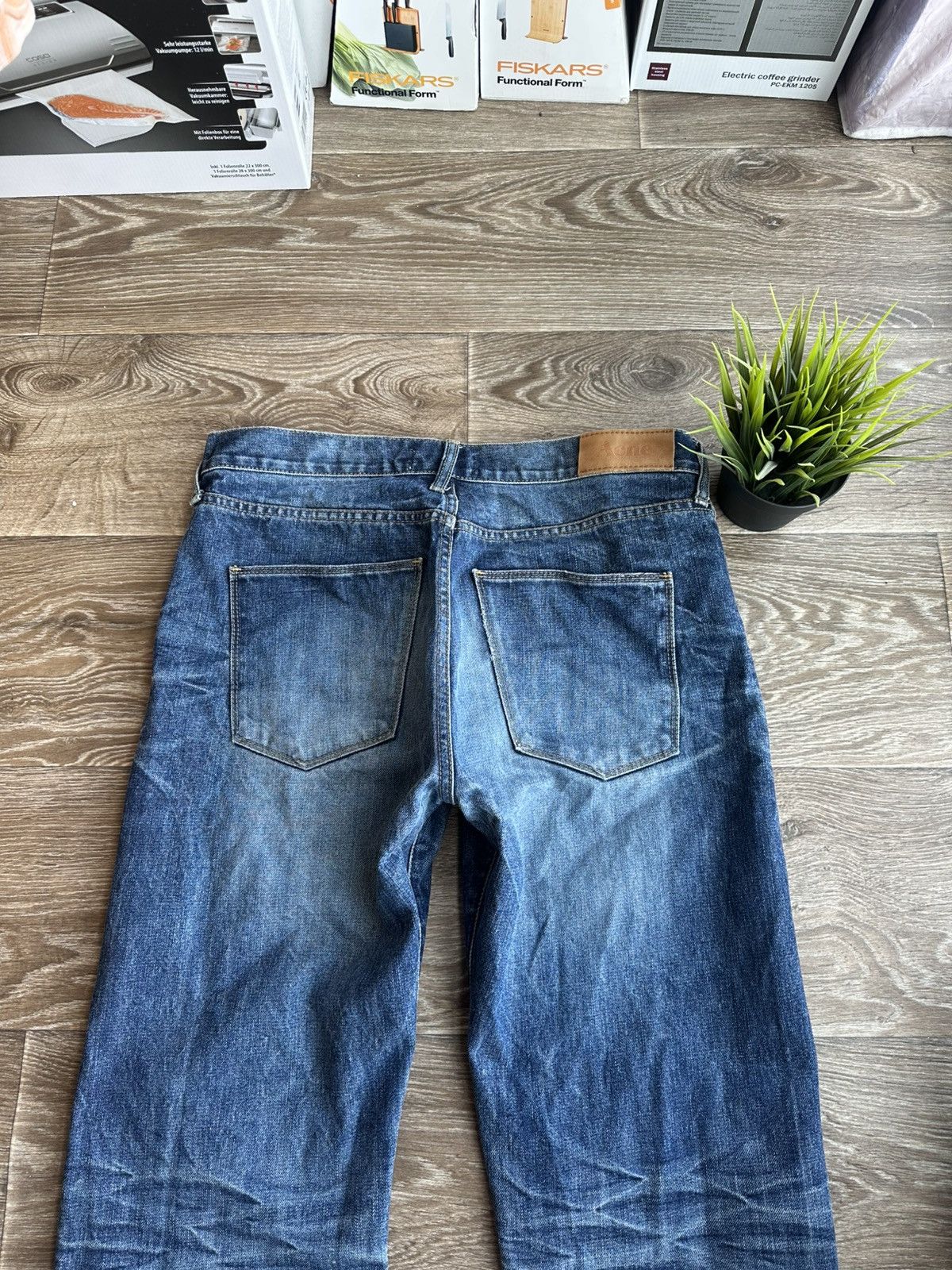 Acne Studios 🔥 Acne Studios Moc Hide Jeans 33x34 Vintage Wash Denim Pants Size US 33 - 2 Thumbnail
