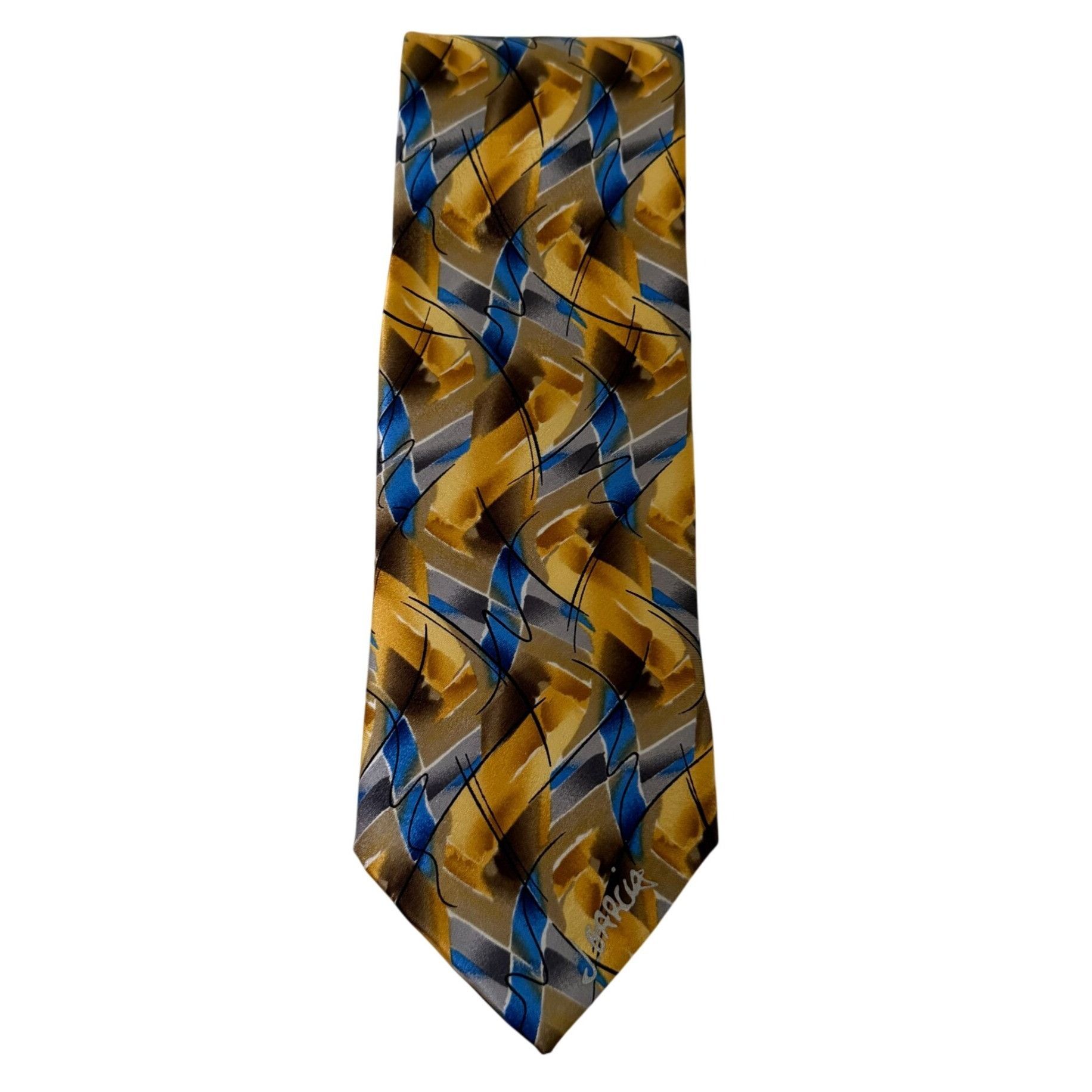 Other J. Garcia Carousel Collectors Edition Silk Tie Abstract Blue Size ONE SIZE - 5 Thumbnail