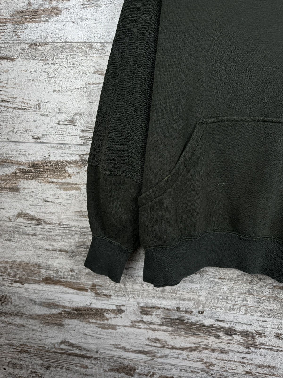 Nike × Vintage Mens Vintage Nike centre swoosh logo hoodie y2k drill rare Size US M / EU 48-50 / 2 - 6 Thumbnail