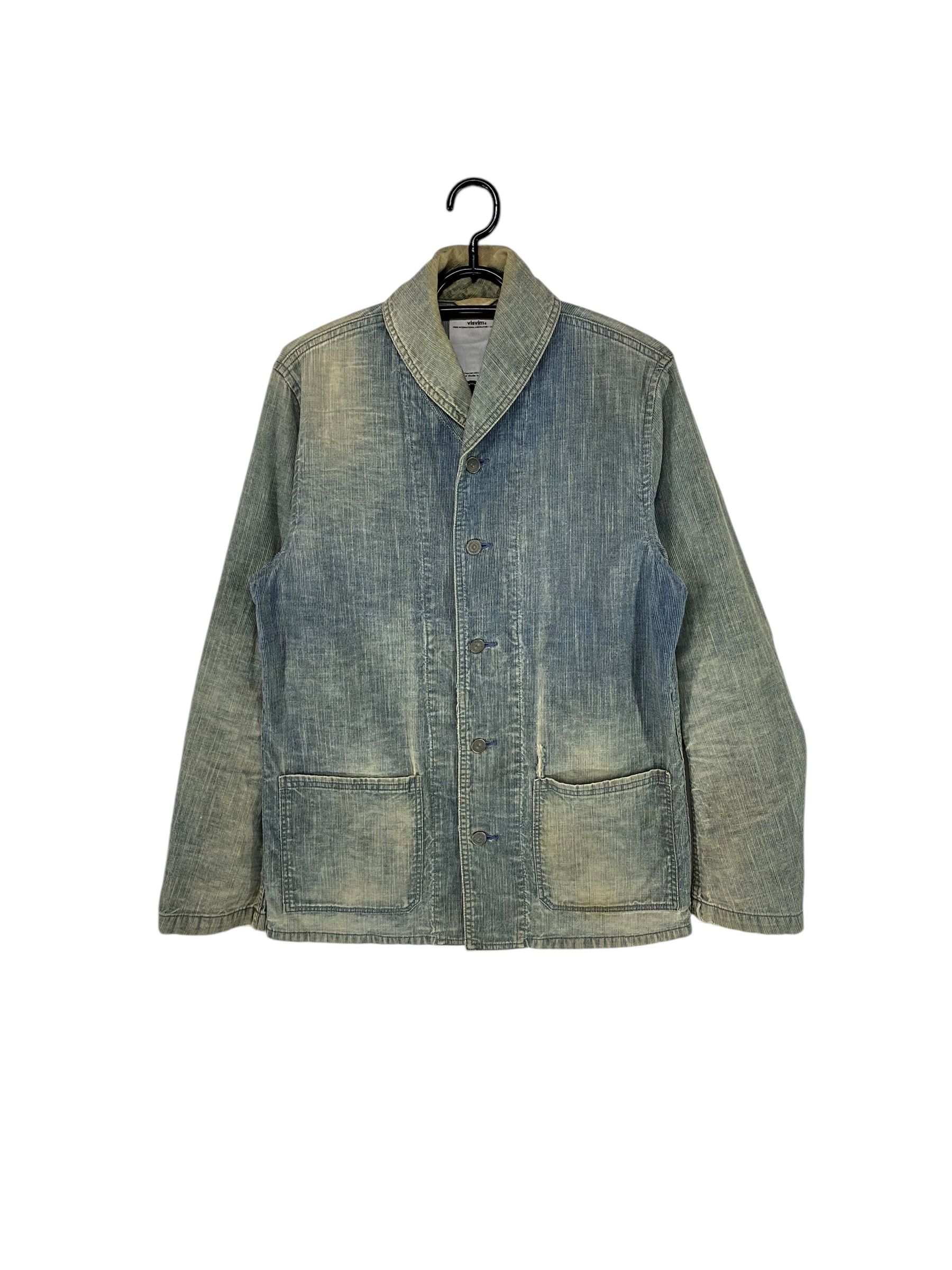 Visvim Visvim shawl collar distressed USN chore jacket Size US S / EU 44-46 / 1 - 1 Thumbnail
