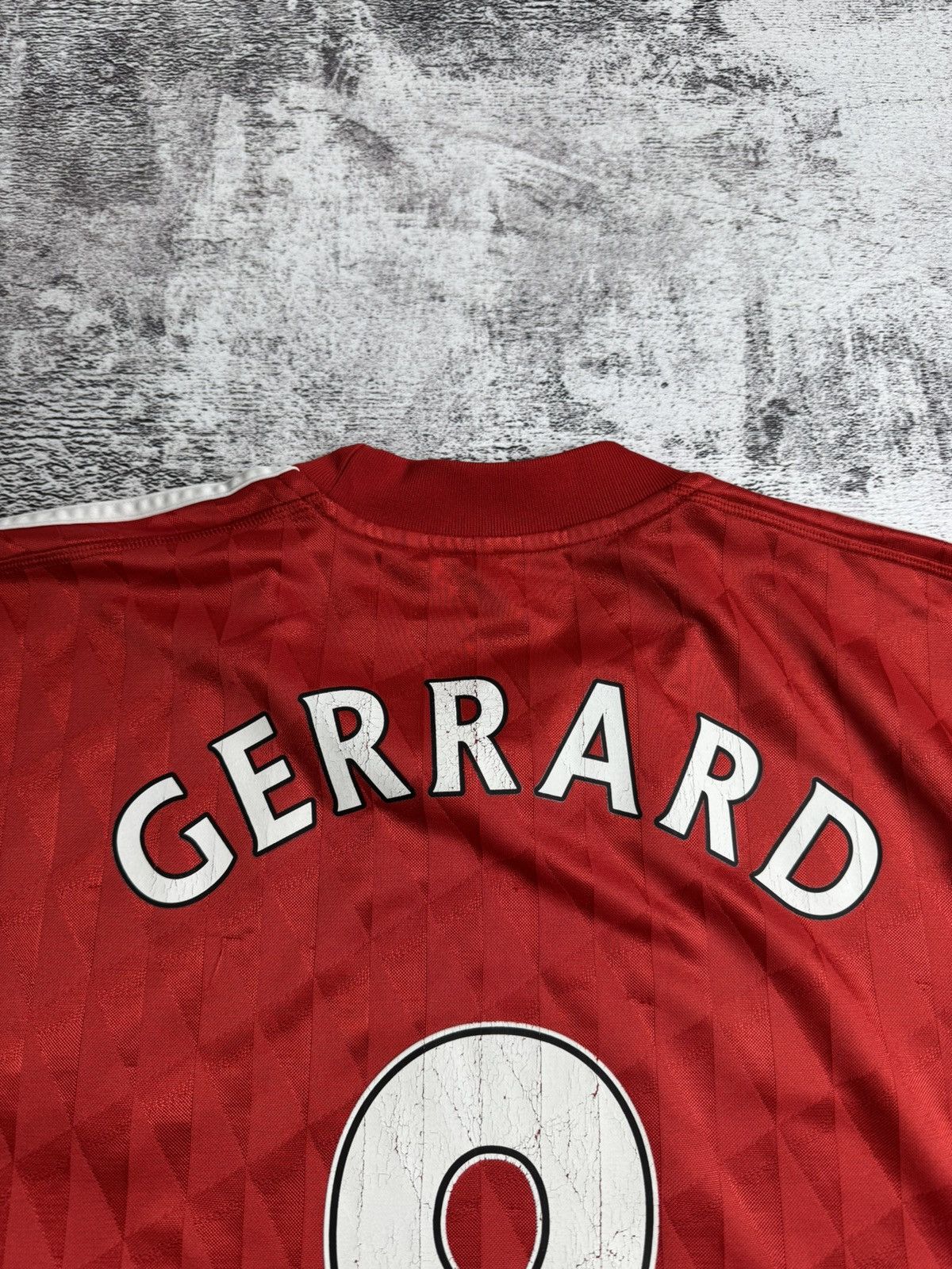 Adidas LIVERPOOL VINTAGE Red 2020/2012 Gerrard Adidas Soccer Football Shirt Jersey Kit Size US L / EU 52-54 / 3 - 24 Thumbnail