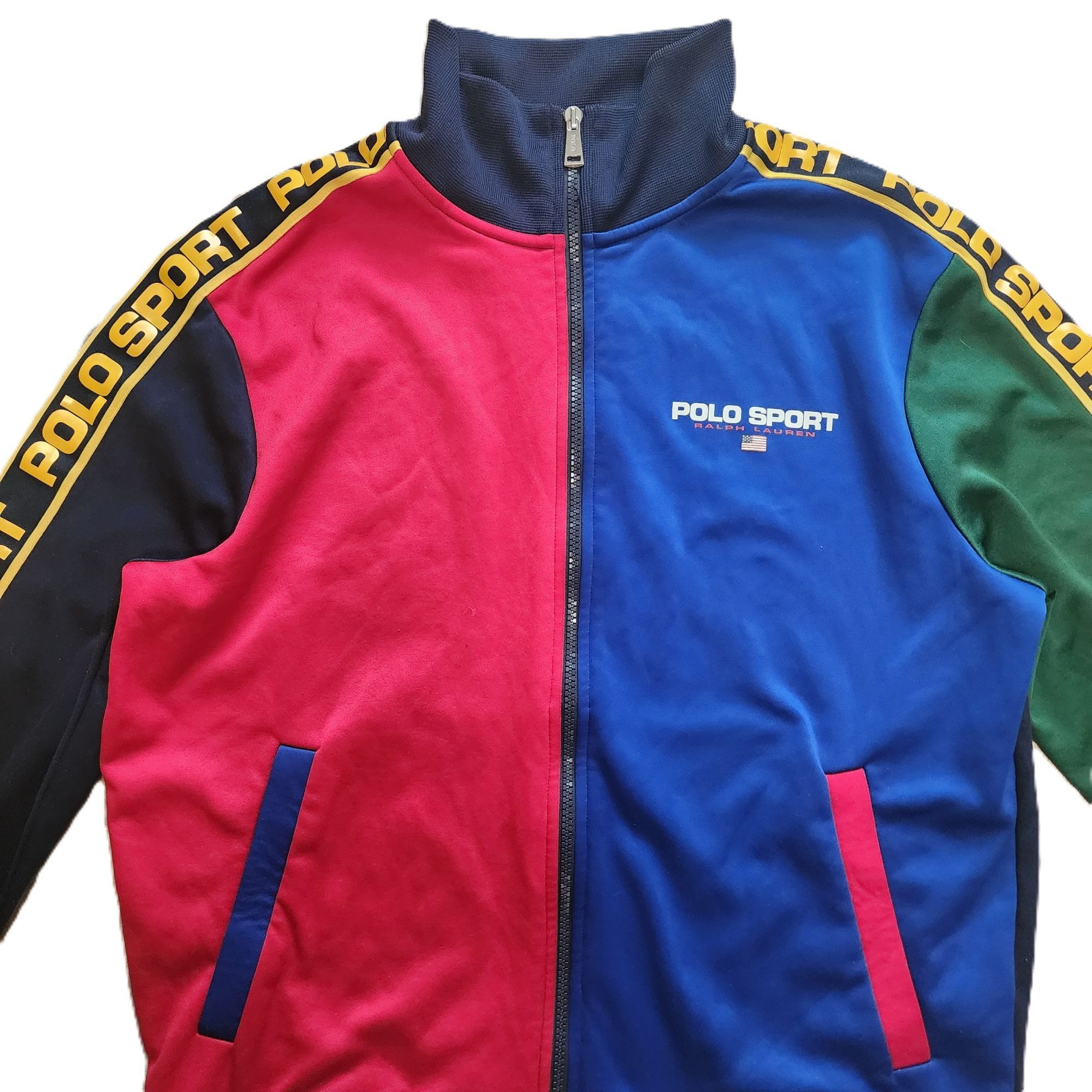Polo Ralph Lauren Polo Sport Ralph Lauren Color block Track Jacket Size US M / EU 48-50 / 2 - 3 Thumbnail