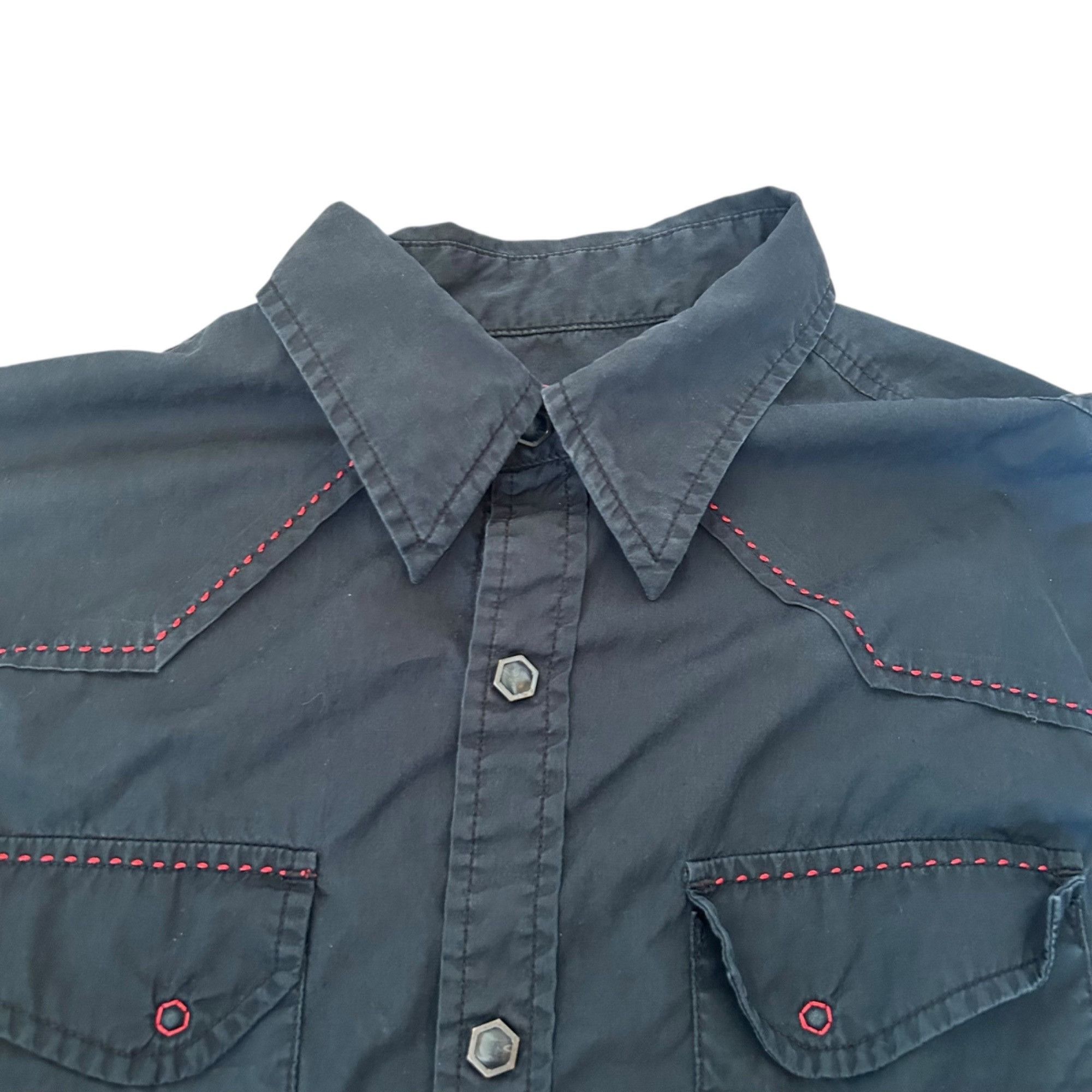 Levi's Vintage Clothing Vintage Redloop Levi's Black Western Button Up Shirt M Size US M / EU 48-50 / 2 - 5 Thumbnail