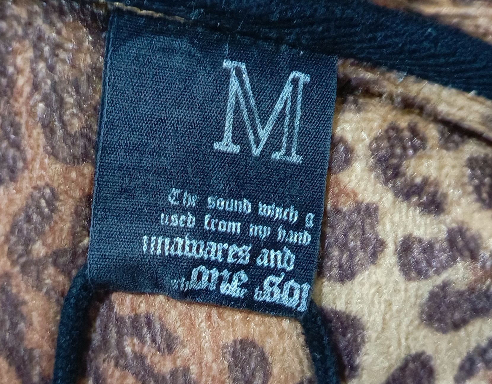 Beauty Beast One Leopard Print Zip Up (fur removable/attached) Size US M / EU 48-50 / 2 - 5 Thumbnail