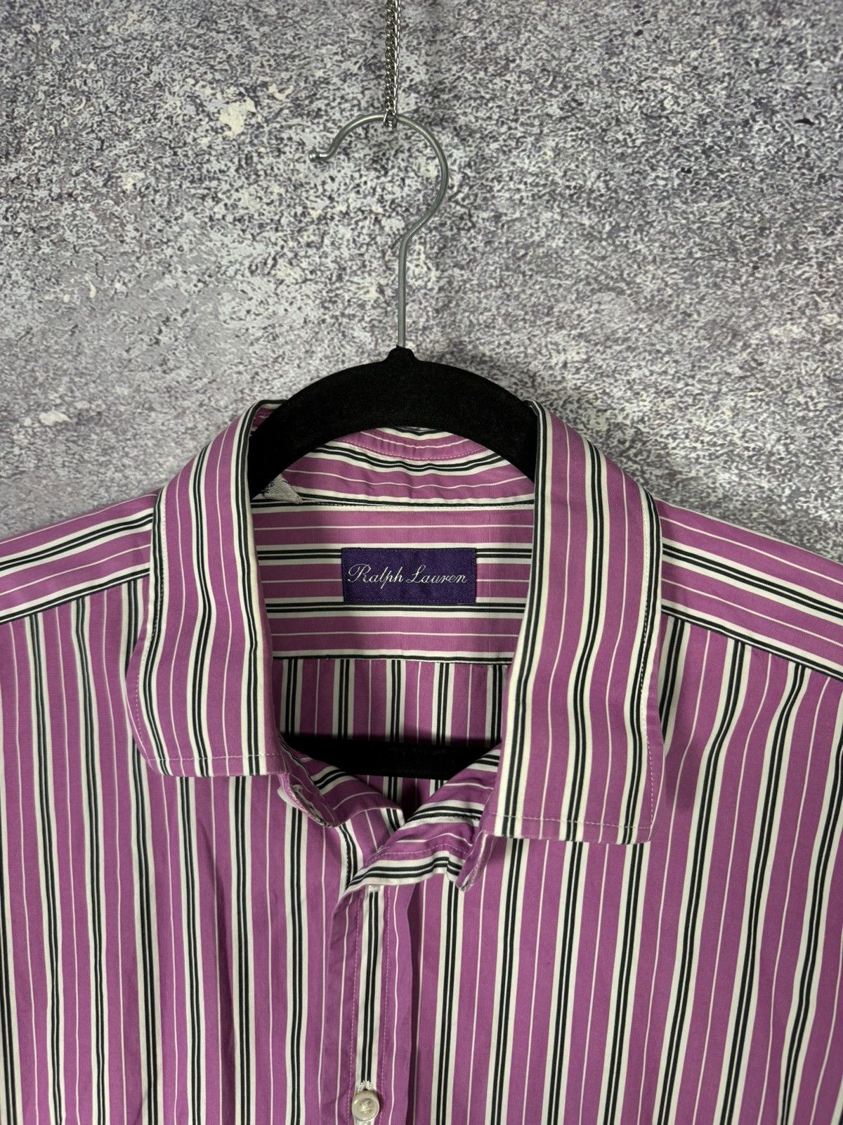 Ralph Lauren Purple Label Ralph Lauren Purple Label Striped Shirt Button Up Men’s 17 Size US XL / EU 56 / 4 - 8 Thumbnail