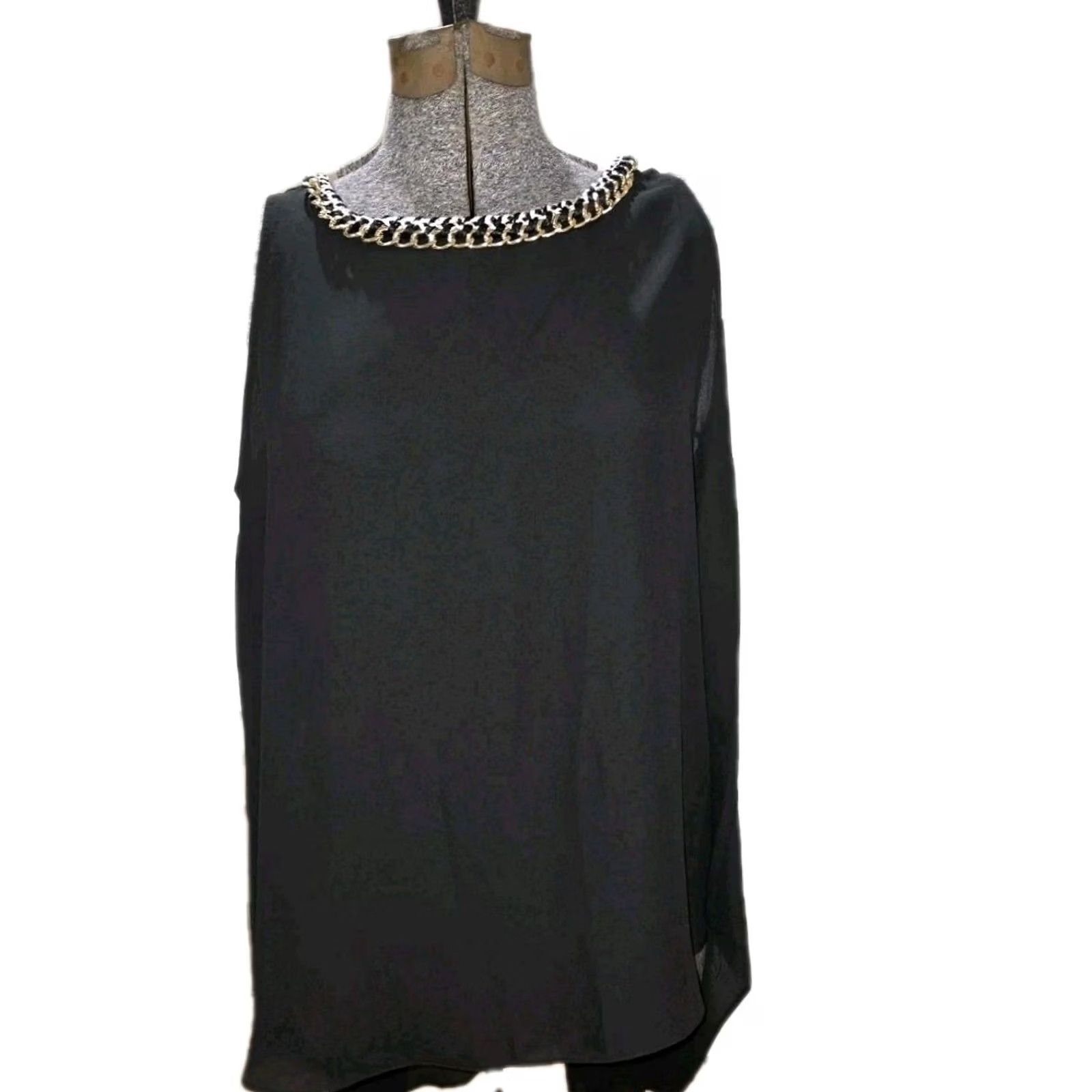 Vintage New Directions Women Tank XL Sleeveless Black Top Size XL / US 12-14 / IT 48-50 - 2 Thumbnail