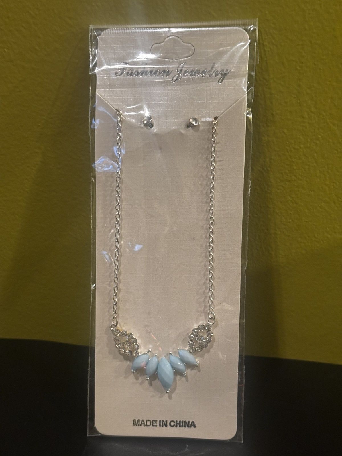 Other Light blue earring & necklace0553 Size ONE SIZE - 7 Thumbnail