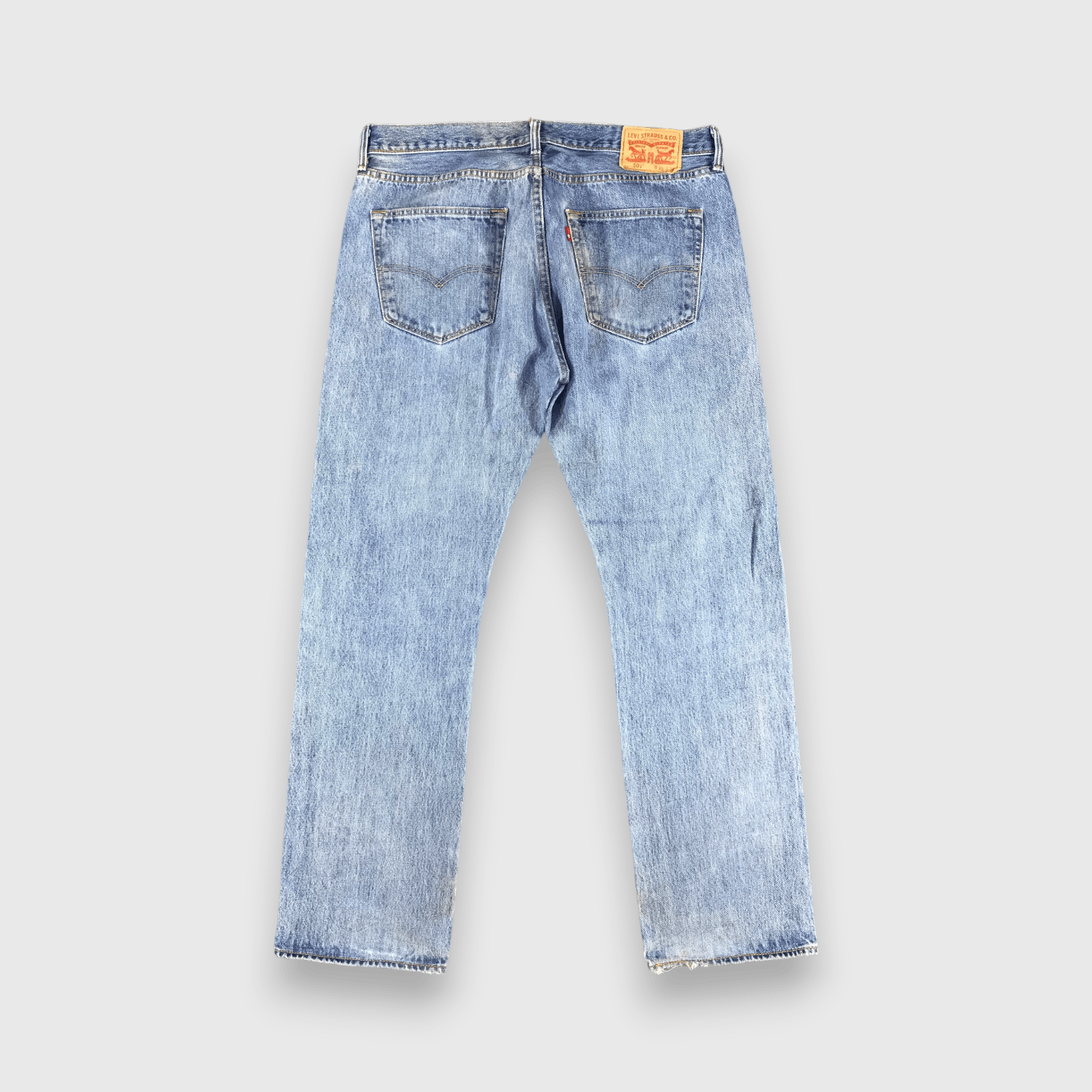 Levi's Vintage Blue Wash Levis 501 Jeans-J1640 Size US 37 - 2 Thumbnail