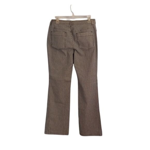 Chicos Chicos Size 1.5 Med Womens Pants Blue White Striped Bootcut Size US 32 / EU 48 - 6 Thumbnail