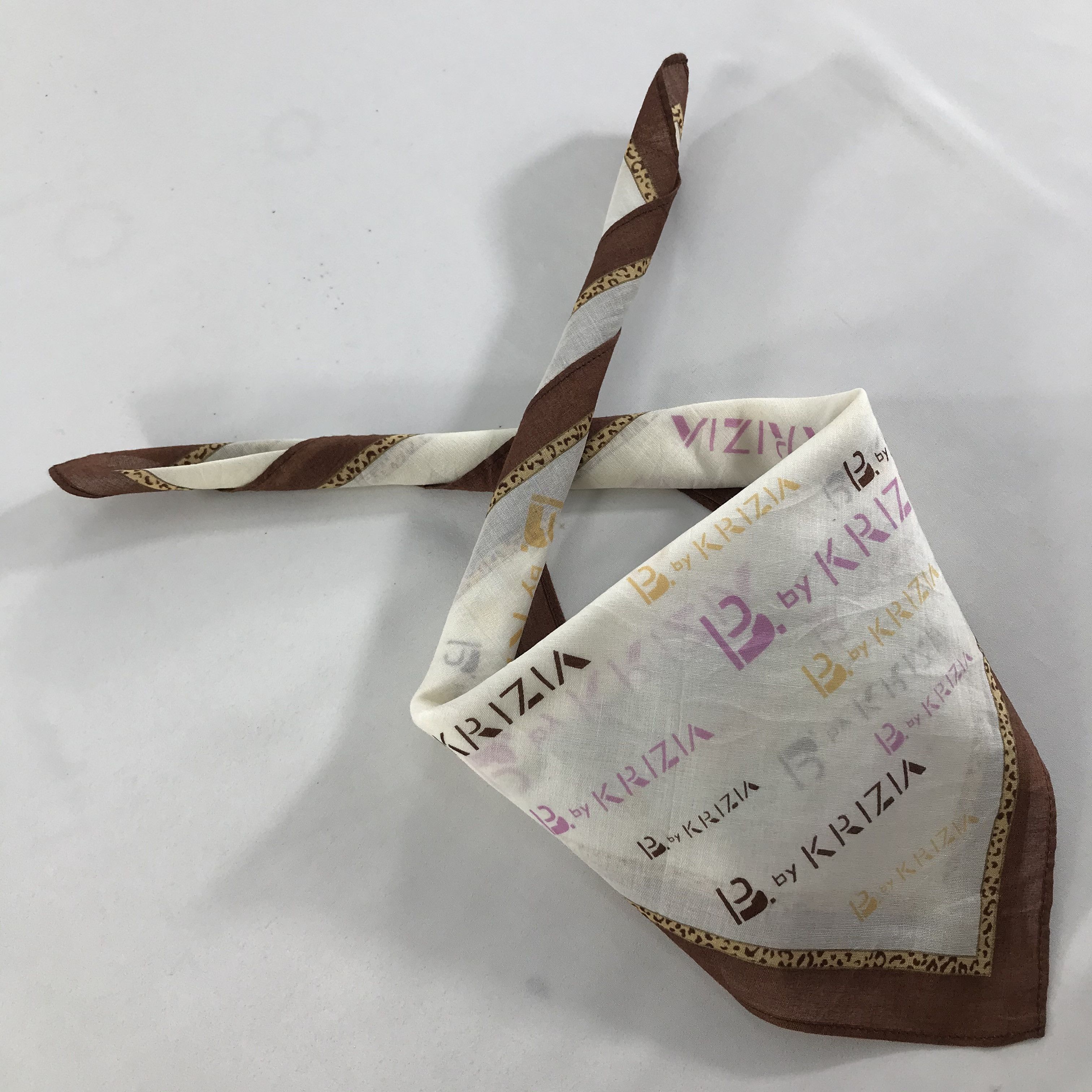 Krizia Uomo × Vintage Krizia Uomo Bandana / Handkerchief / Neckerchief - S1624 Size ONE SIZE - 4 Thumbnail