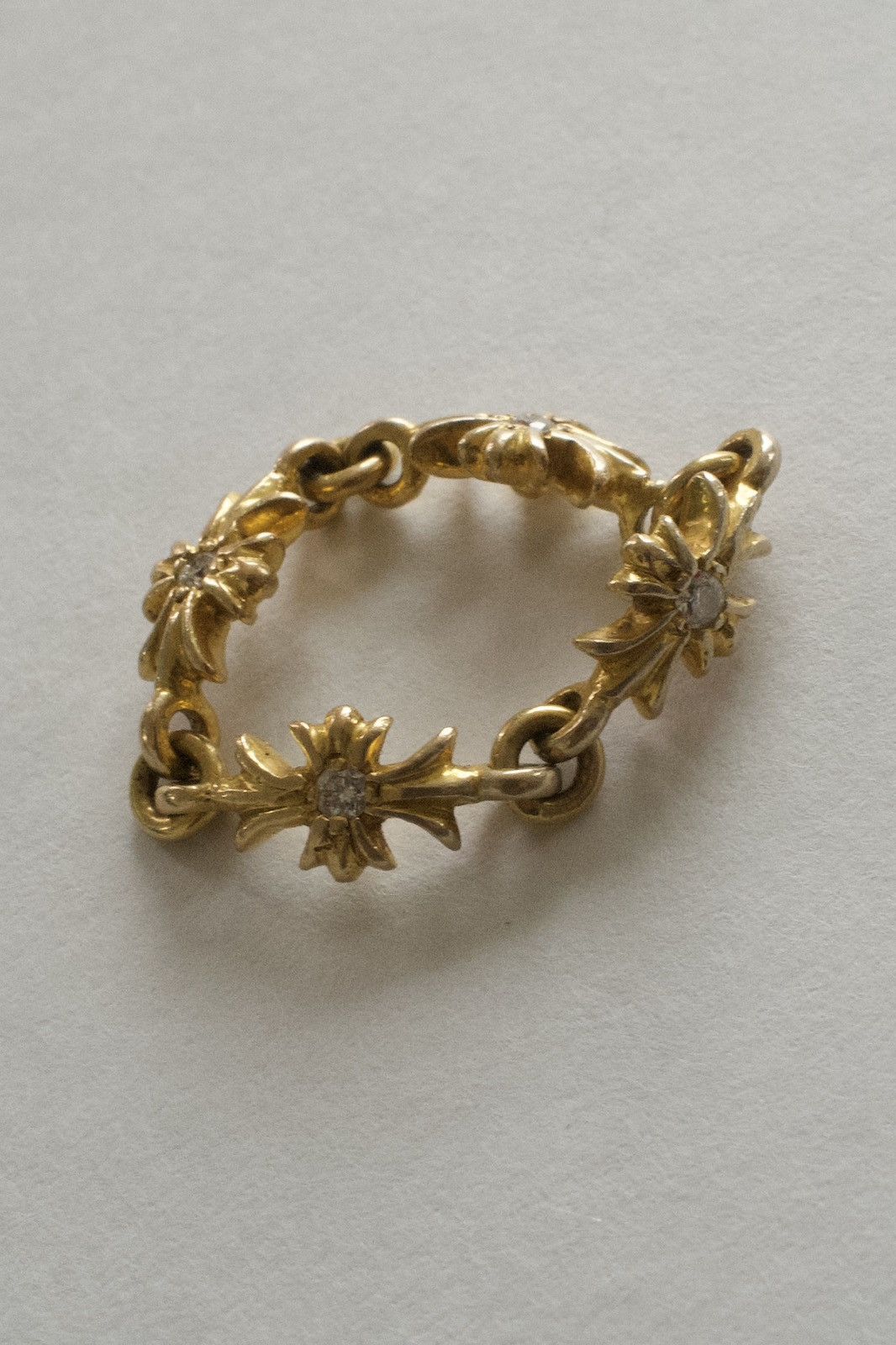 Chrome Hearts Chrome Hearts Tiny E CH Plus 22K Diamond Ring Size 6 Size ONE SIZE - 2 Thumbnail