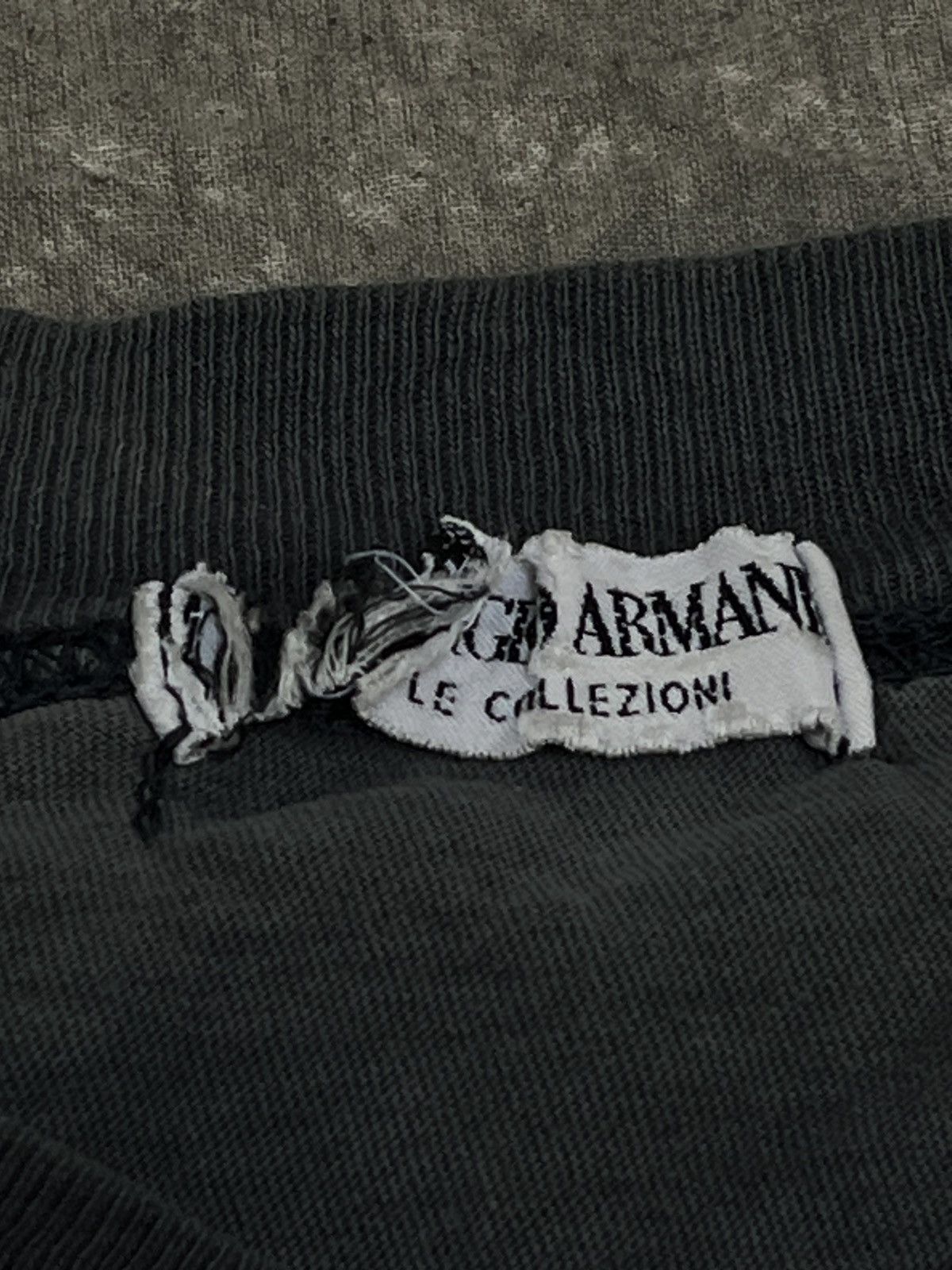 Band Tees × Giorgio Armani × Vintage Giorgio Armani Vintage Rare Big Logo T- Shirt Size US L / EU 52-54 / 3 - 4 Thumbnail