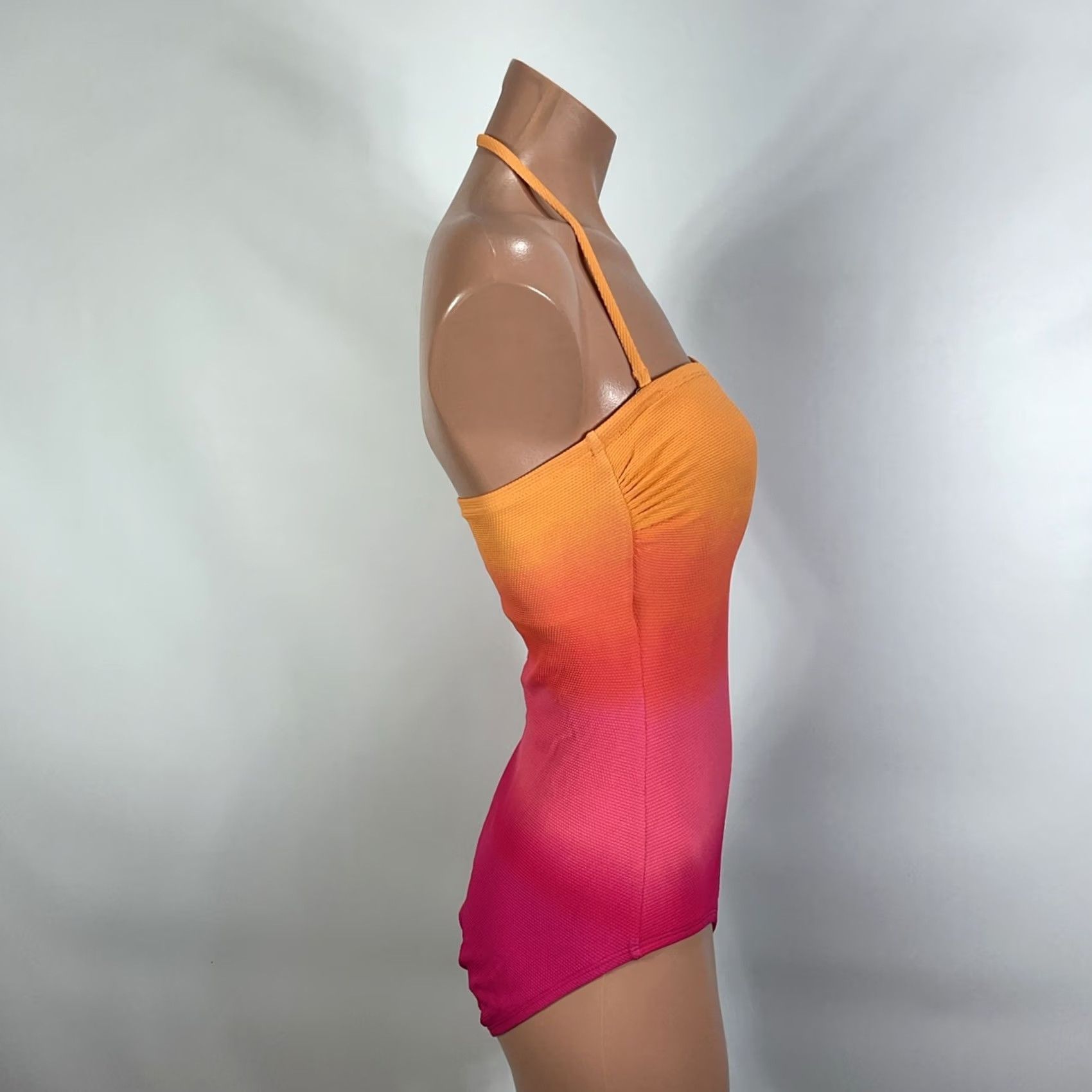 Tommy Bahama Tommy Bahama One Piece Swimwear Island Cays Halter Bandeau Ombré Pink 6 Woman Size ONE SIZE - 5 Thumbnail
