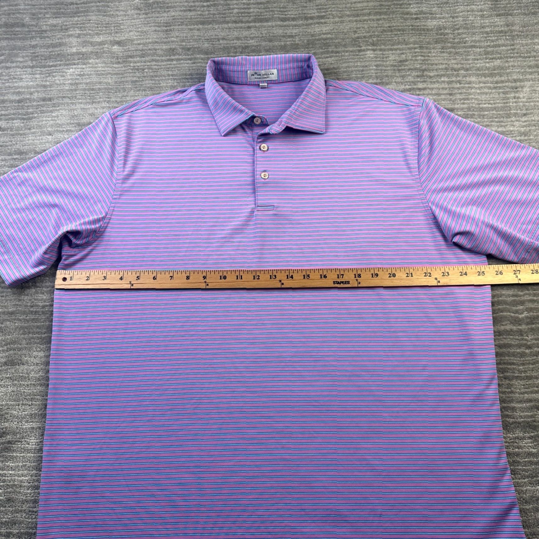 Peter Millar Peter Millar Polo Shirt Mens XL Purple Blue Golf Summer Comfort All Seasons Lightweight Size US XL / EU 56 / 4 - 7 Thumbnail
