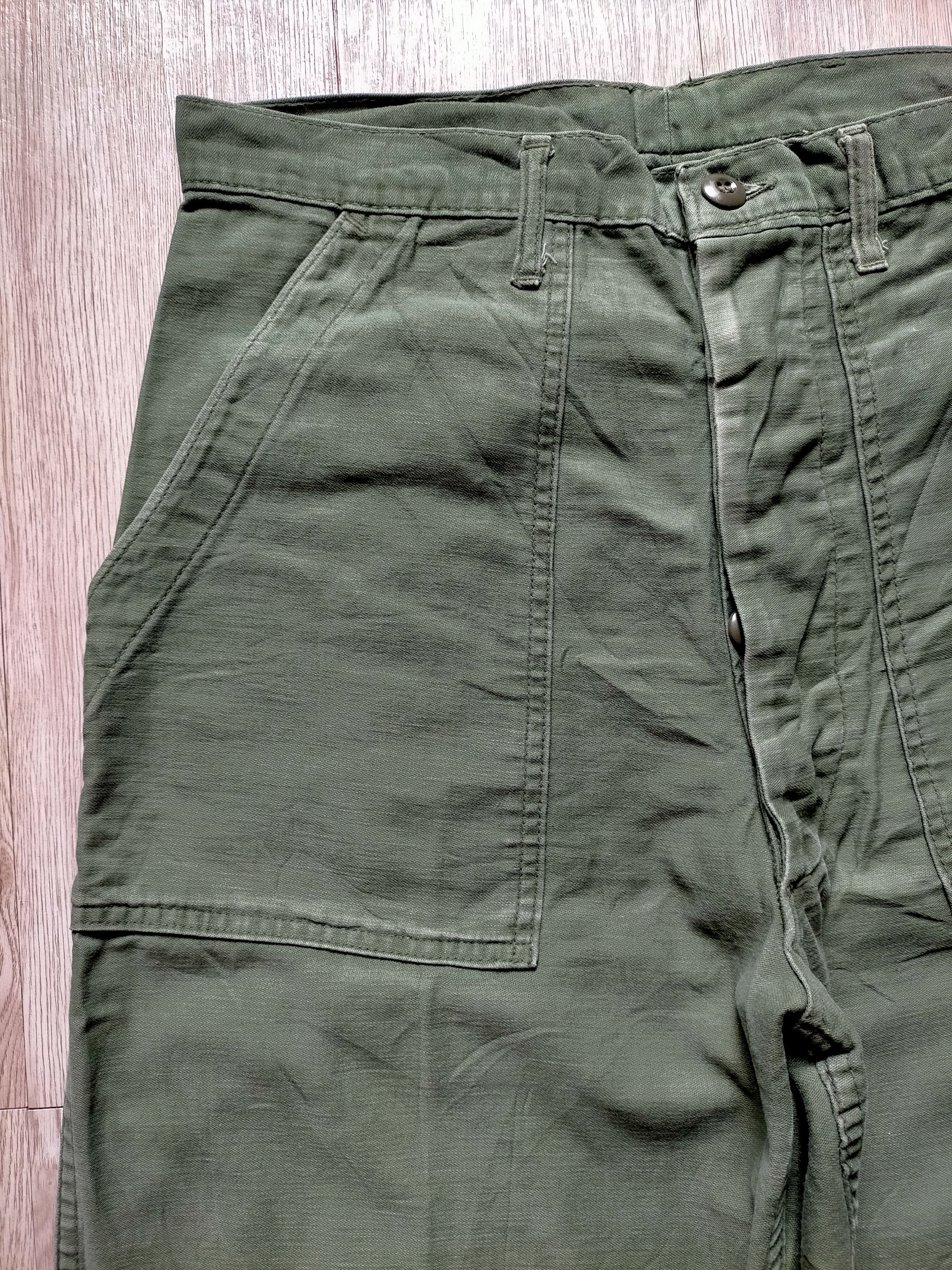 Army Of Me Vintage 60s Us Military OG 107 trouser pants Size US 32 / EU 48 - 4 Thumbnail