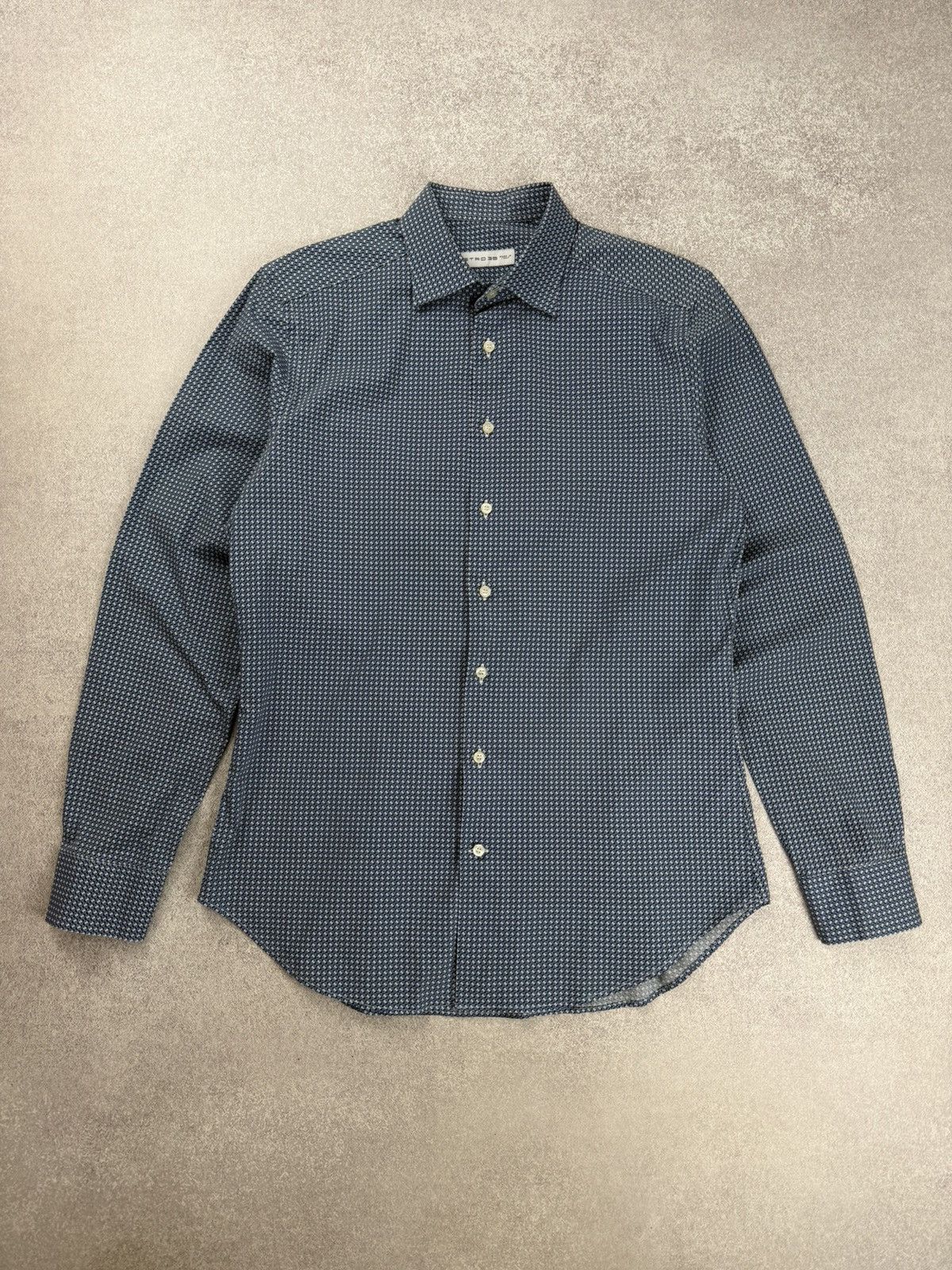 Etro Etro Men’s Long Sleeve Shirt Blue Size 39 Size US M / EU 48-50 / 2 - 1 Thumbnail