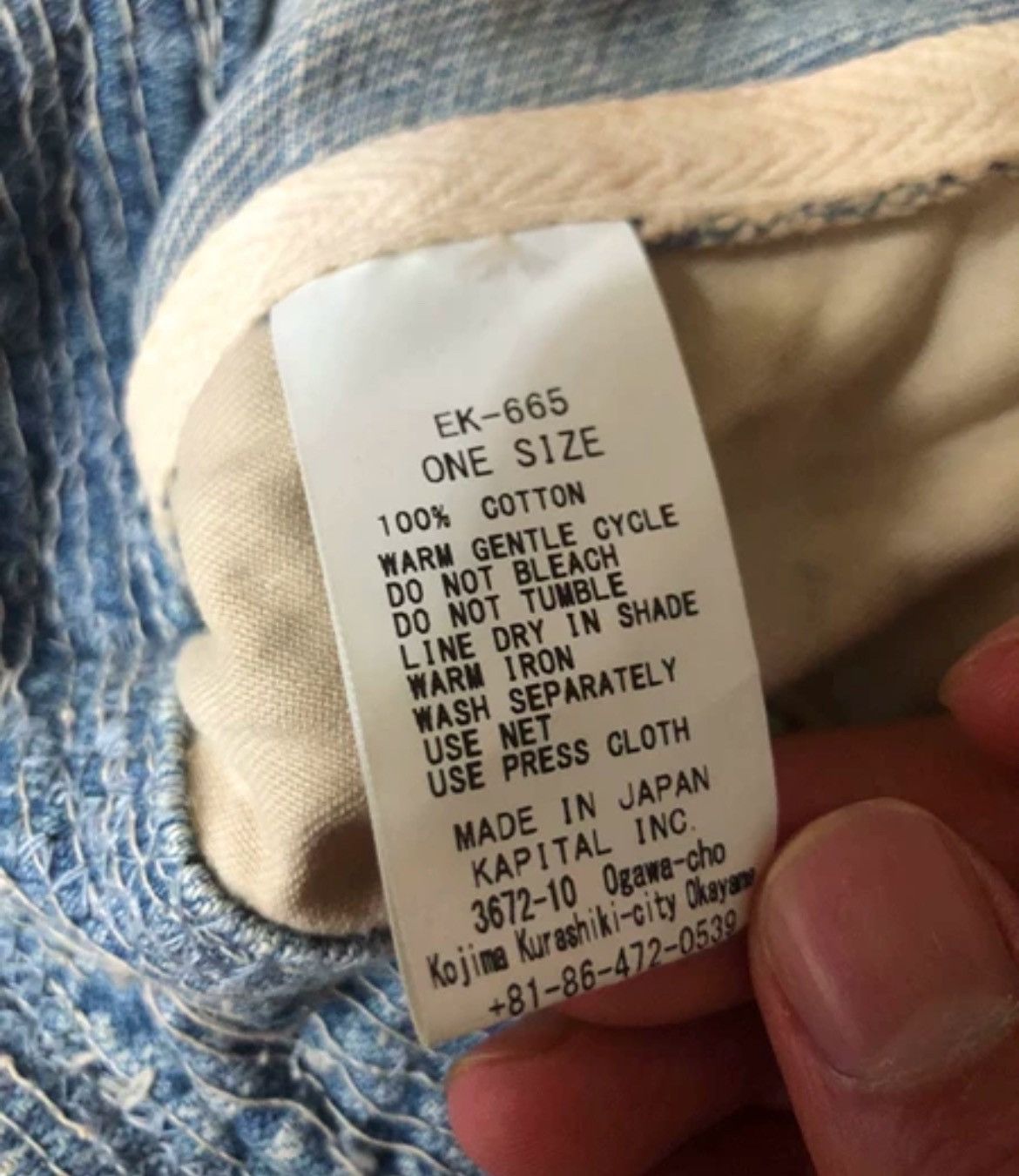 Kapital Kapital Cowboy Makes Old Fisherman'S Hat Size ONE SIZE - 4 Thumbnail