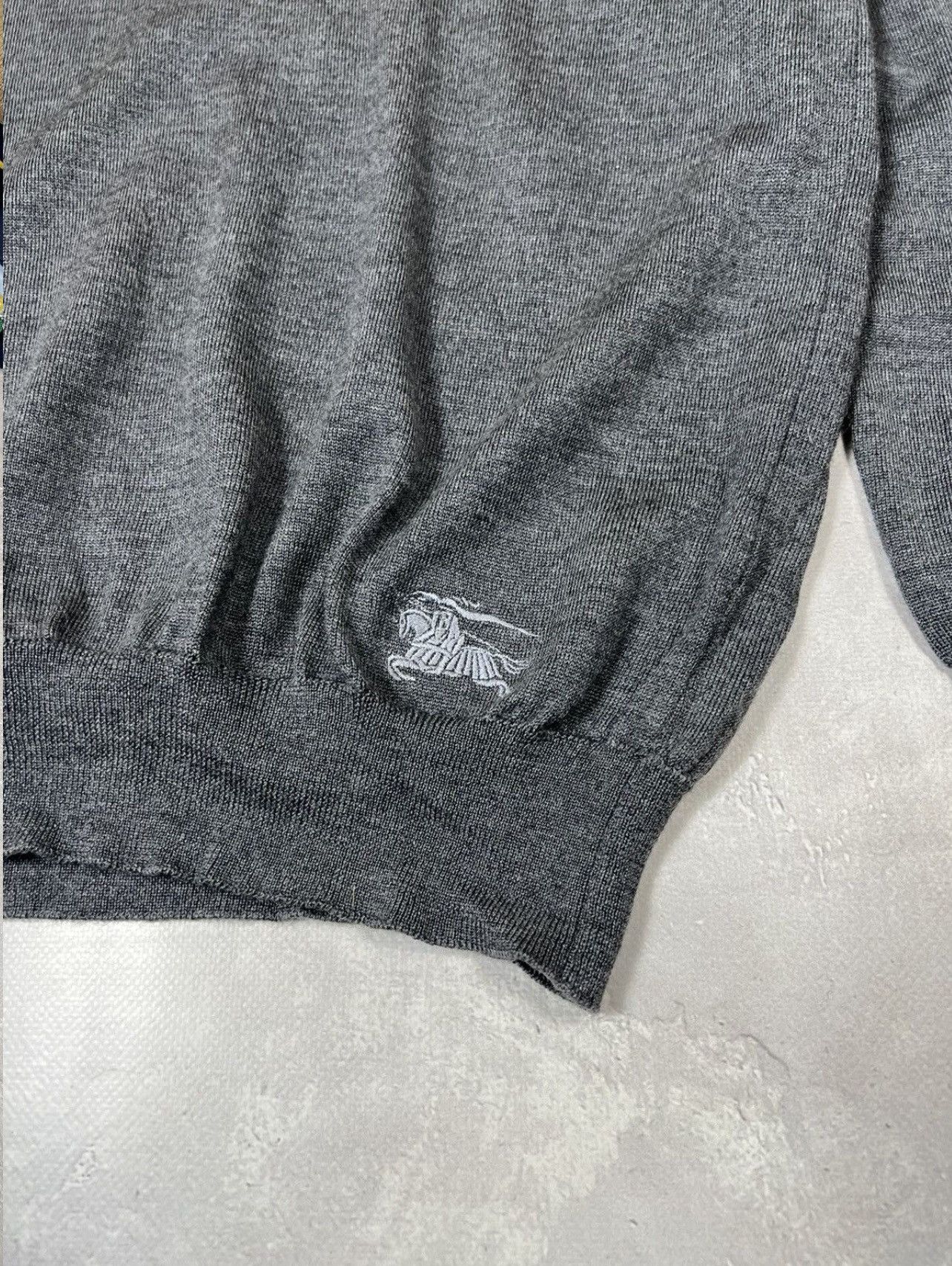 Burberry Vintage Burberry Merino Wool Sweater Size US L / EU 52-54 / 3 - 3 Thumbnail