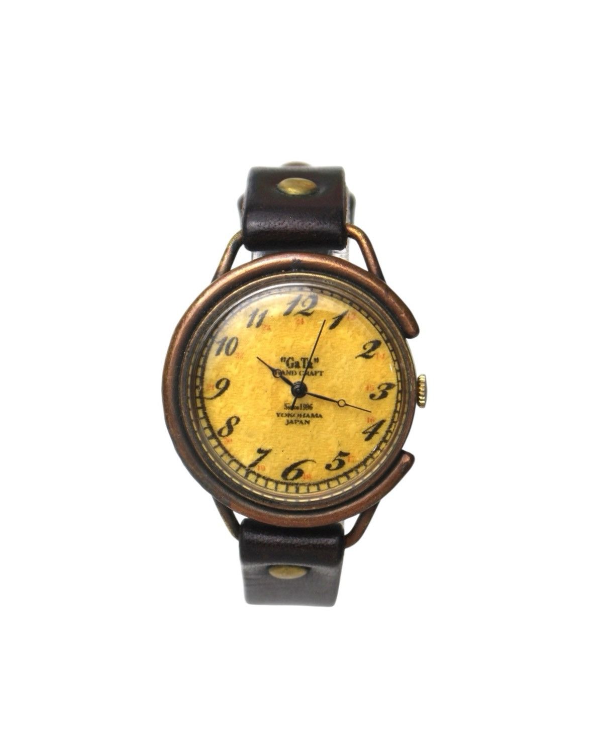 Vintage 2000S GATA HANDCRAFTED YOKOHAMA JAPAN BRONZE WATCH Size ONE SIZE - 1 Thumbnail