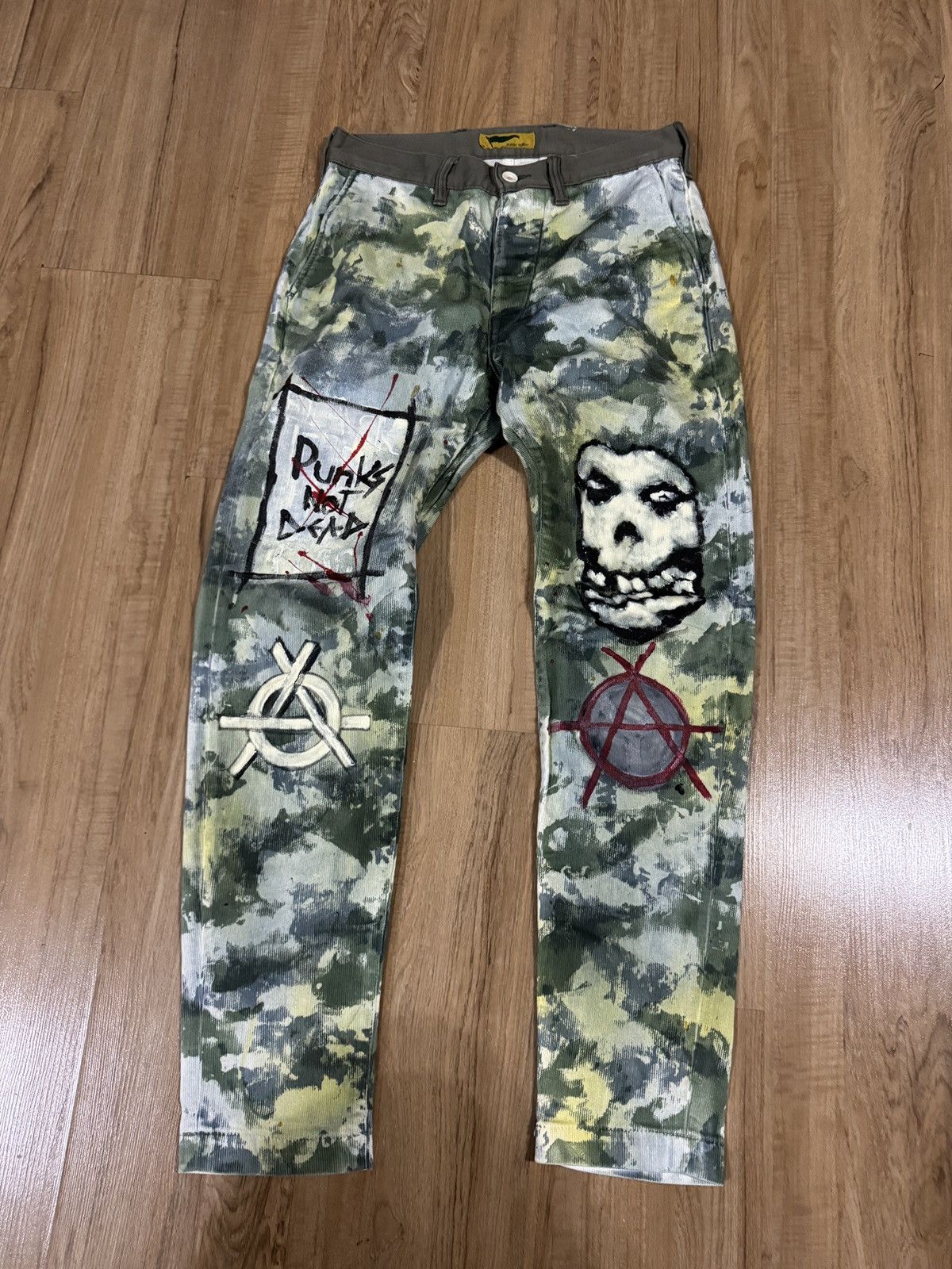 Japanese Brand × Seditionaries MISFITS PUNK STYLE CUSTOM PANTS Size US 30 / EU 46 - 1 Thumbnail