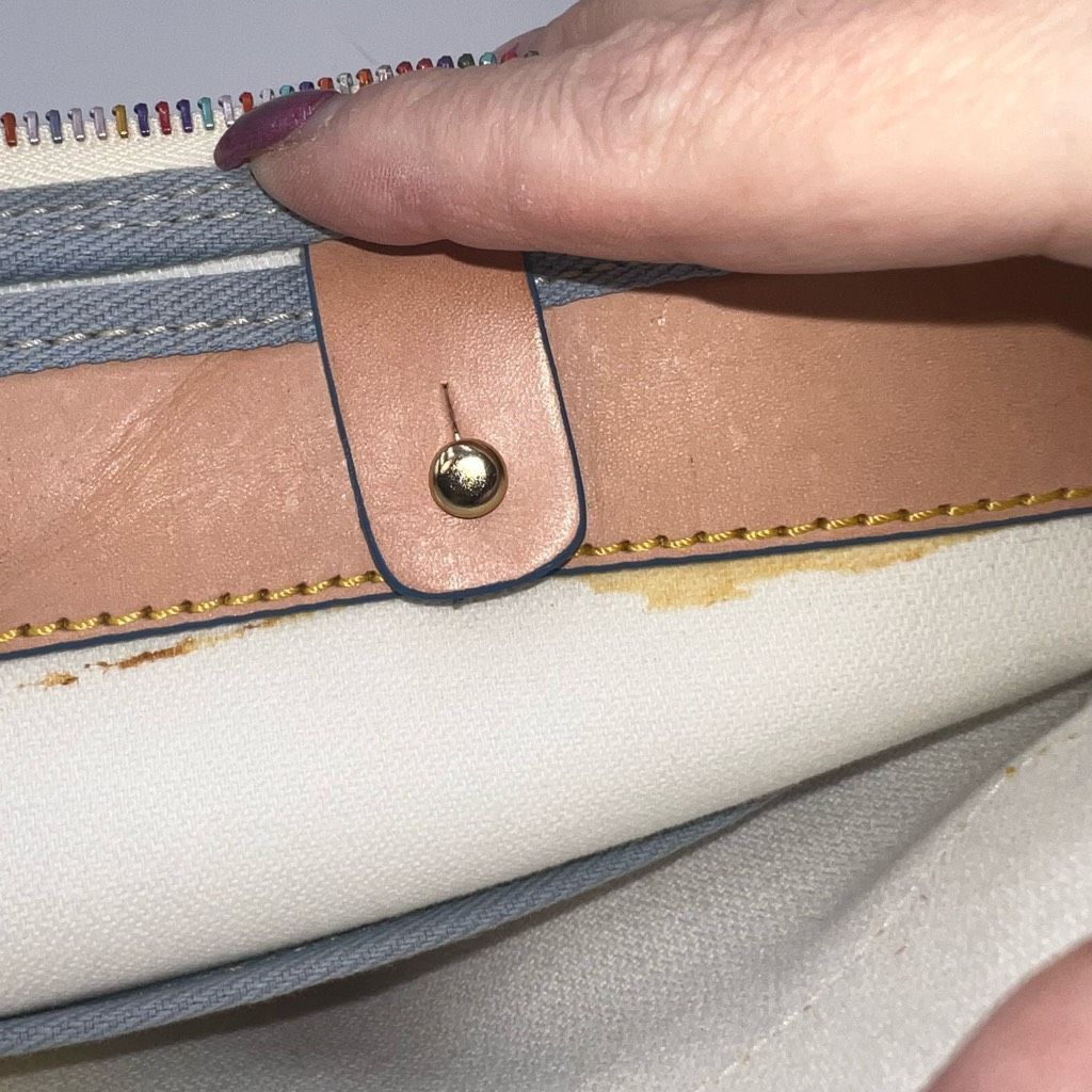Dooney & Bourke Dooney & Bourke Miami Beach Leather Coated Canvas Rainbow Zi Size ONE SIZE - 16 Thumbnail