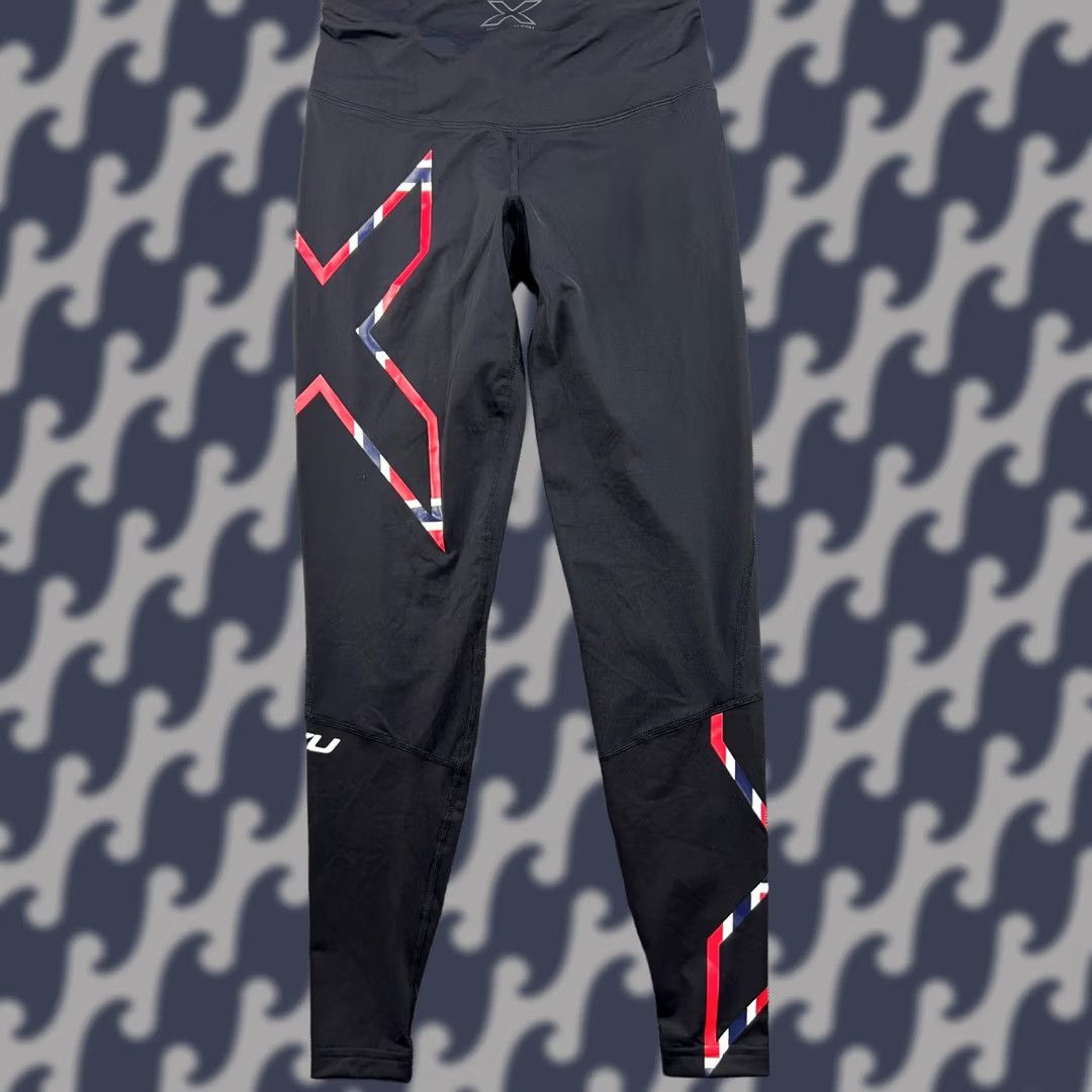 2XU 2XU Womens Norway Compression Pants Small Black Sport Spandex Tights Athletic Size 28" / US 6 / IT 42 - 1 Thumbnail