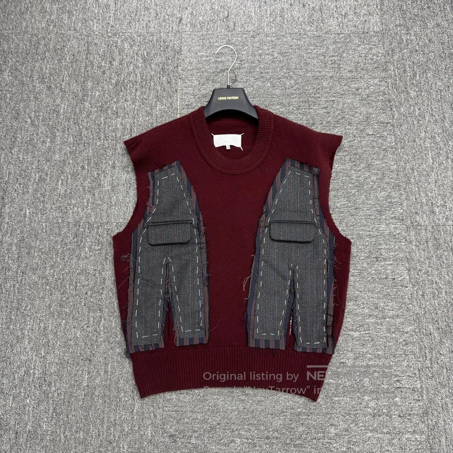 Maison Margiela Maison Margiela structural-spliced wool vest| Size S / US 4 / IT 40 - 1 Thumbnail