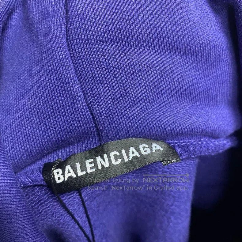 Balenciaga Balenciaga Blue Coke Print Logo Hoodie. Size US S / EU 44-46 / 1 - 3 Thumbnail