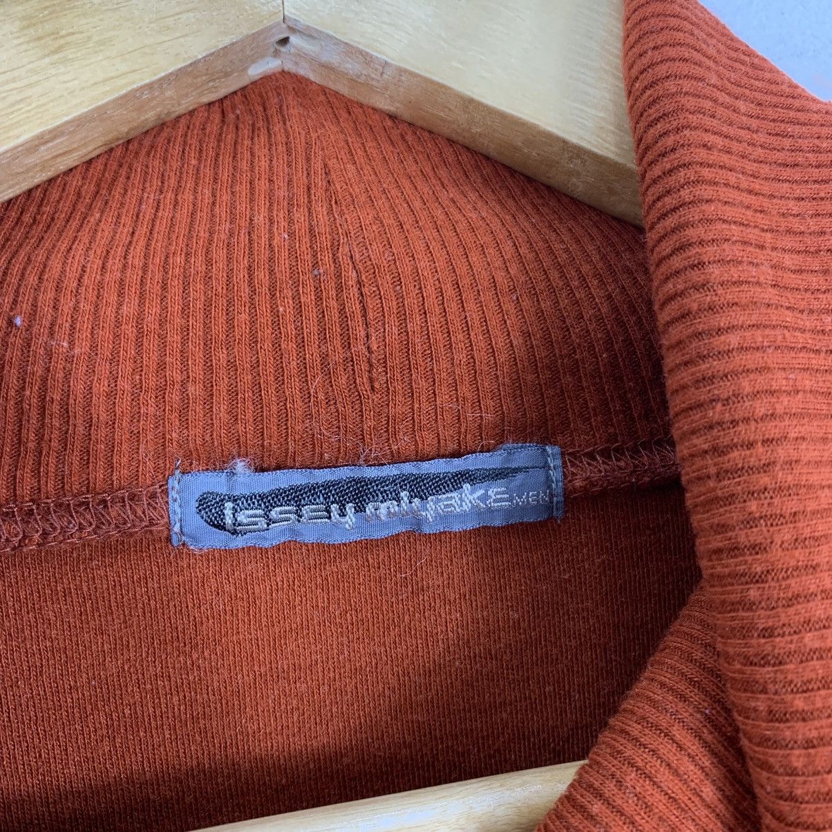 Issey Miyake Vintage 80s ISSEY MIYAKEMEN Turtleneck Japanese Knit Sweater Size US M / EU 48-50 / 2 - 4 Thumbnail