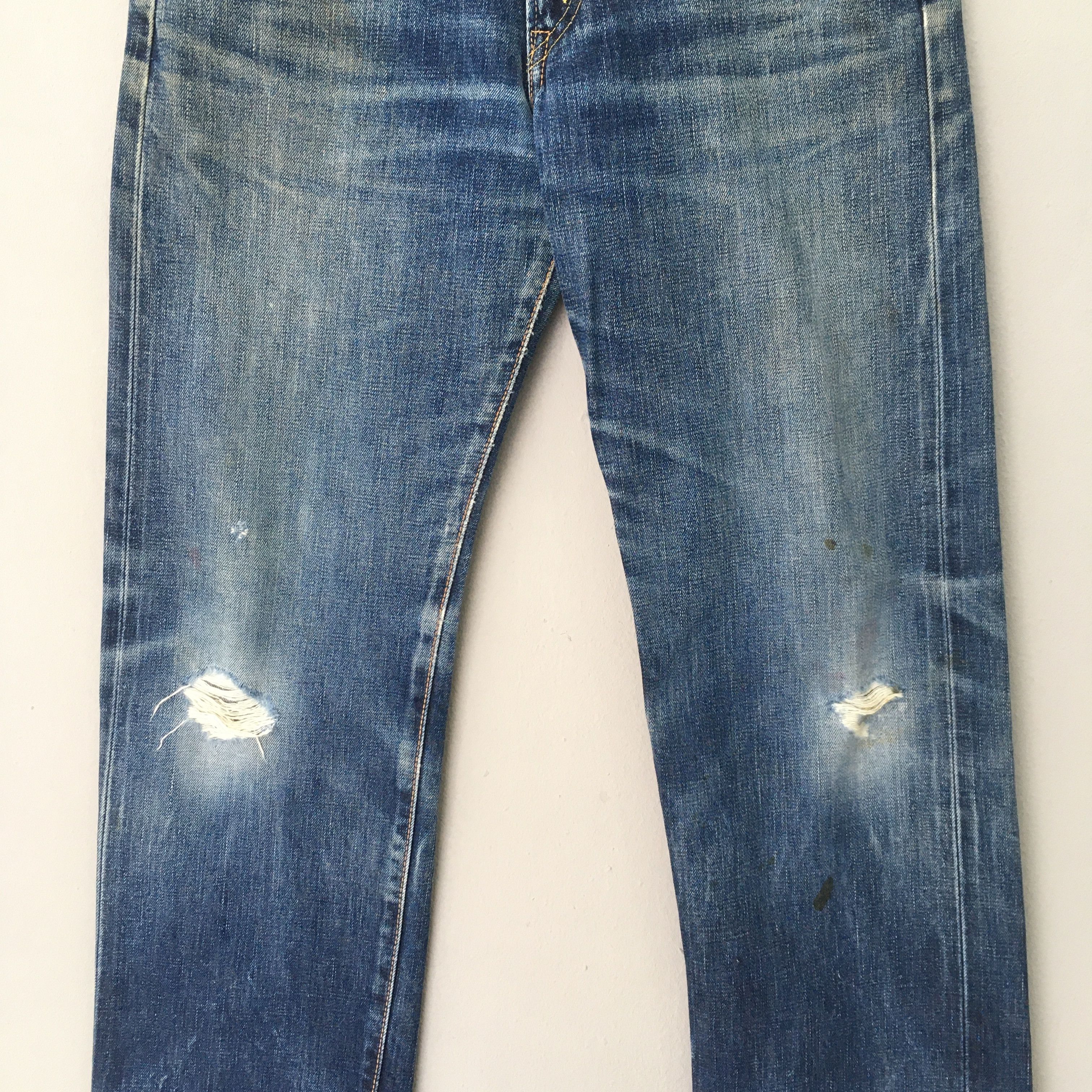Edwin Size 27x27 Vintage 90s Edwin E Function Faded Jeans S1456 Size US 27 - 3 Thumbnail
