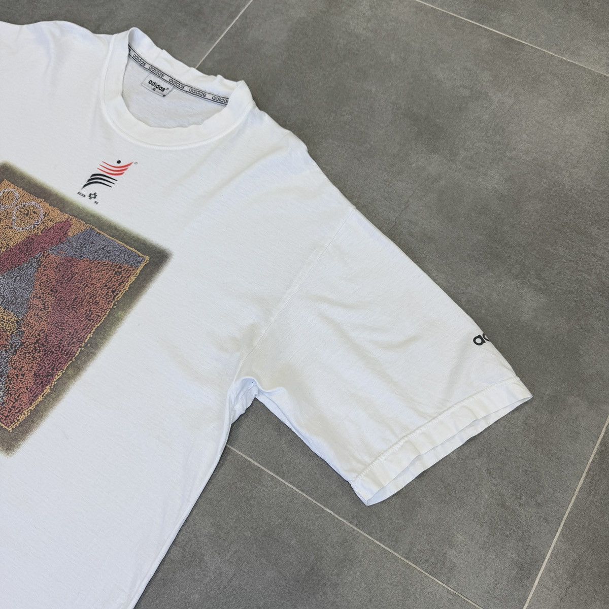 Adidas × Vintage Vintage Adidas Bern 1996 Helvetia T-Shirt Size XL Size US XL / EU 56 / 4 - 6 Thumbnail
