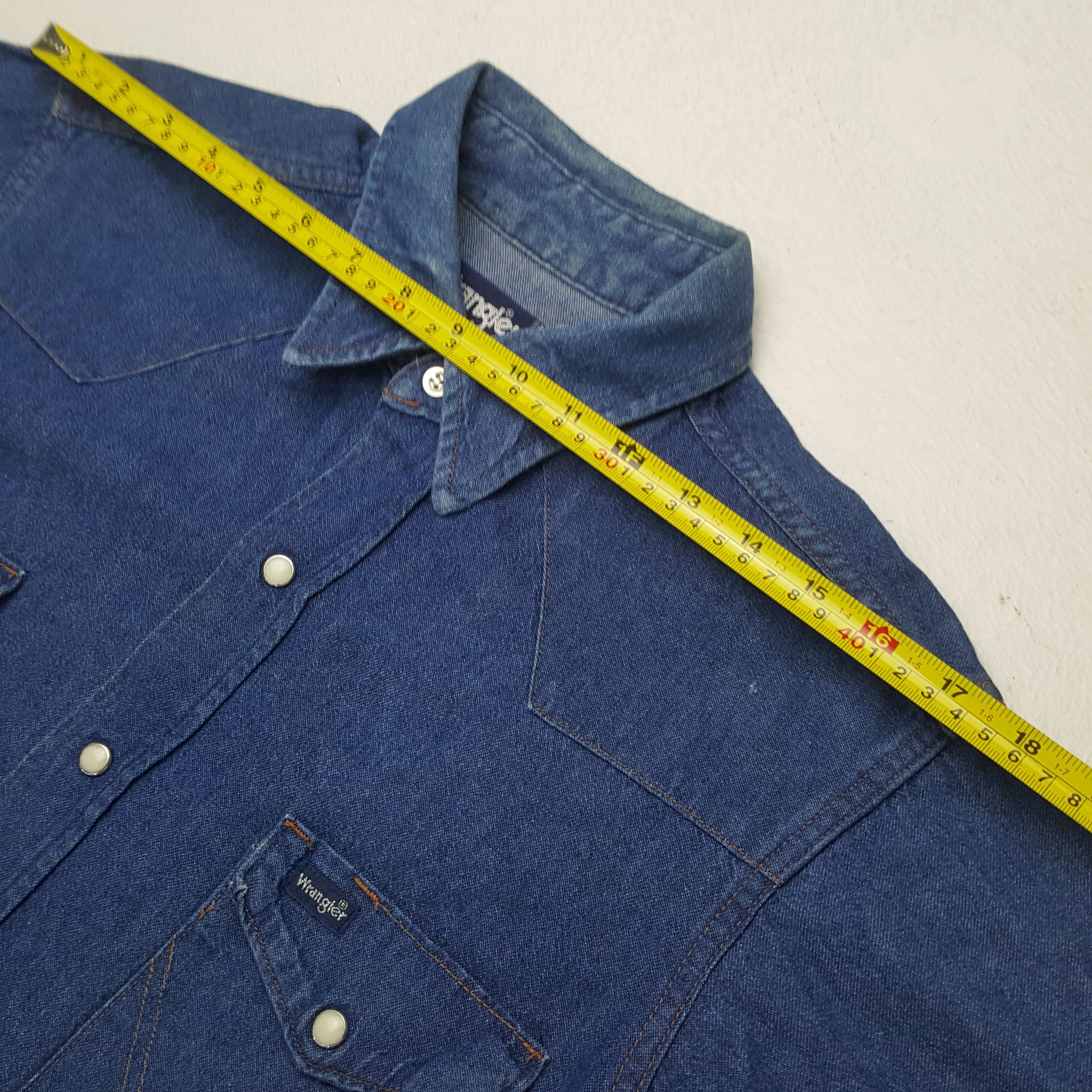 Wrangler Wrangler Western Casual Style Denim Shirt RR2 Size US L / EU 52-54 / 3 - 5 Thumbnail