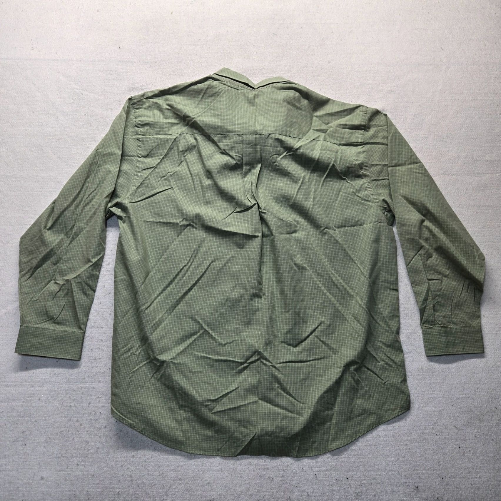 Van Heusen Van Heusen Green Geometric Button-Up Shirt Long Sleeve Adult XL Men's Size US XL / EU 56 / 4 - 7 Thumbnail
