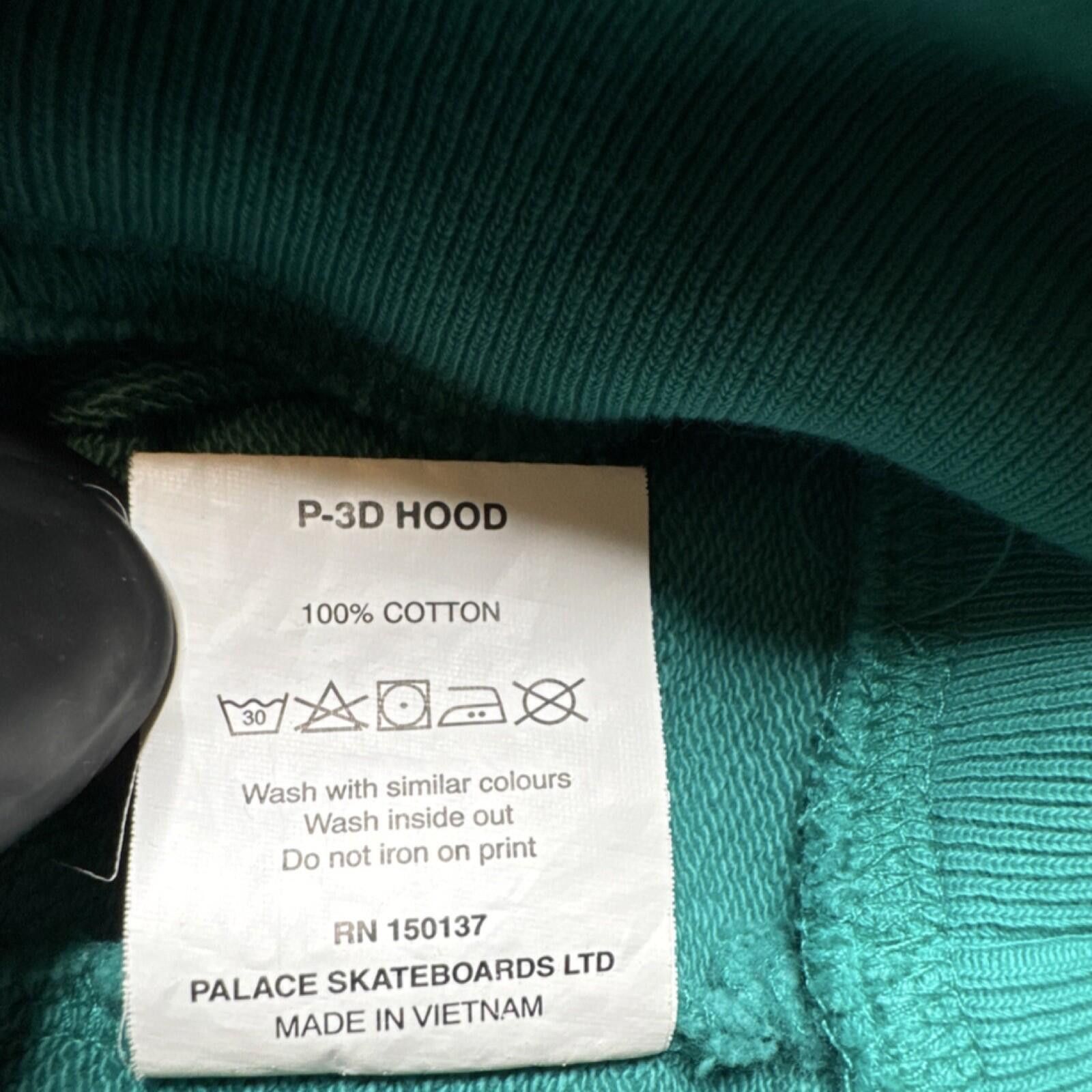 Palace Palace P-3D Hood Ultimo Graphic Print Hoodie Sea Green XL Size US XL / EU 56 / 4 - 8 Thumbnail