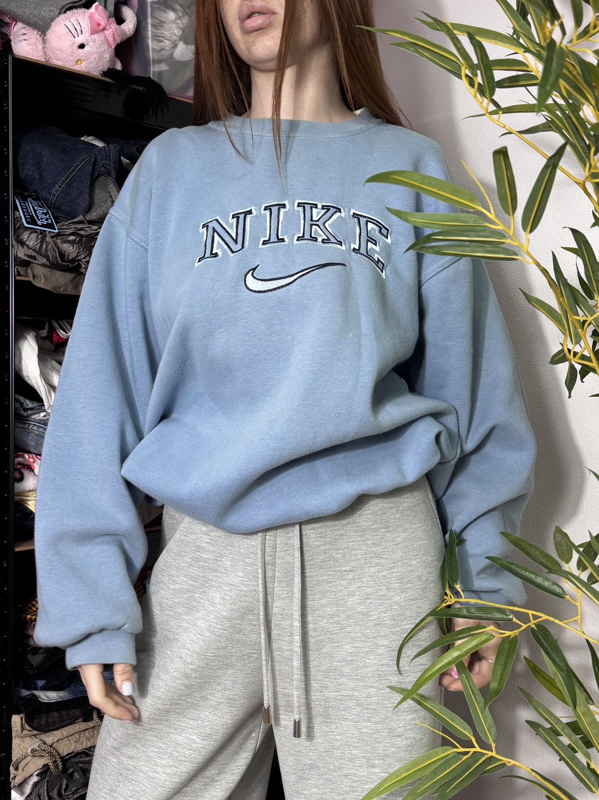 Nike VINTAGE NIKE 2000s BIG LOGO SWEATSHIRT Size US M / EU 48-50 / 2 - 1 Thumbnail