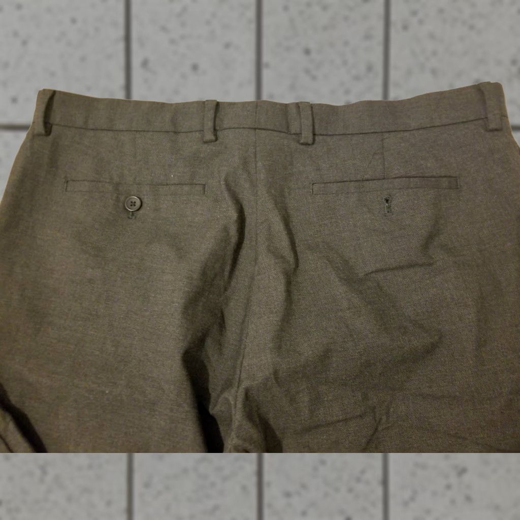 Banana Republic VINTAGE Banana Republic Mens Dress Pants 38x32 Gray Wool Chino Trousers Slack Pants Mens Size US 38 / EU 54 - 1 Thumbnail