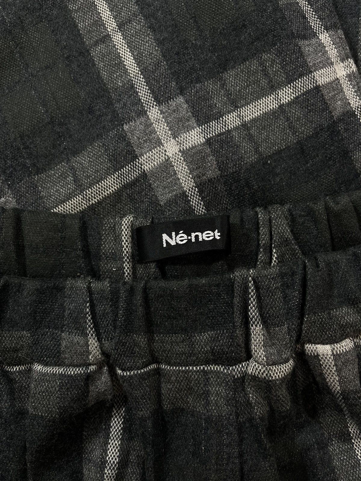 Ne-Net Ne-net Plaid Wide Hakama Shorts Size US 29 - 11 Thumbnail