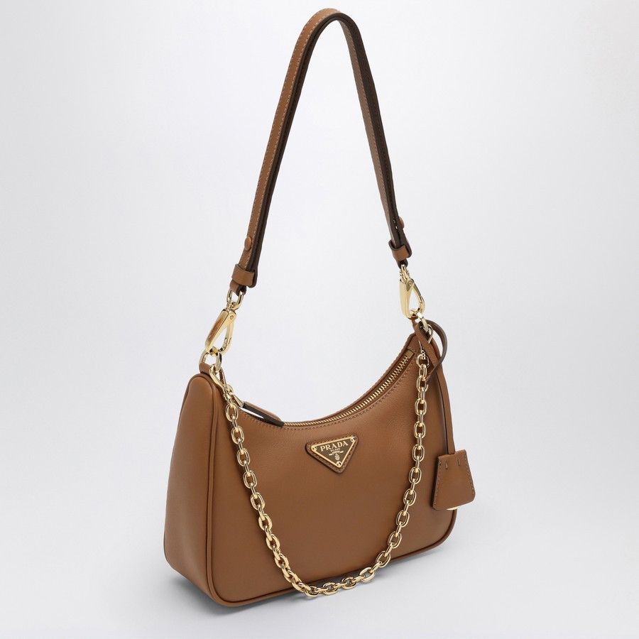 Prada o1d2blof0924 Size : OS / Leather Mini Bag In Beige Size ONE SIZE - 2 Thumbnail