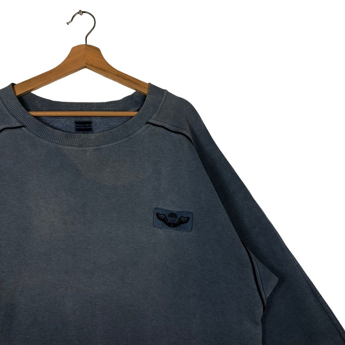 Nigel Cabourn 🔥90’s Vintage Crewneck Sweatshirt Nigel Cabourn Parachute Size US M / EU 48-50 / 2 - 4 Thumbnail