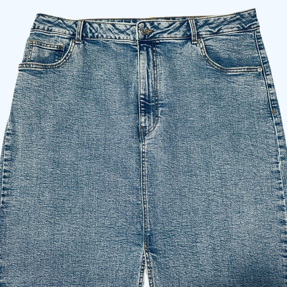 Asos ASOS DESIGN Denim Maxi Skirt With Split Size 14 Tall Size 36" / US 14 / IT 50 - 3 Thumbnail